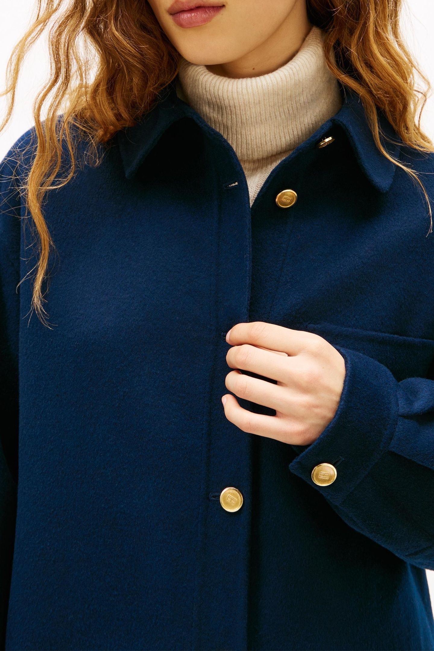 DF WOOL BLEND REG JACKET DARK NIGHT NAVY 5