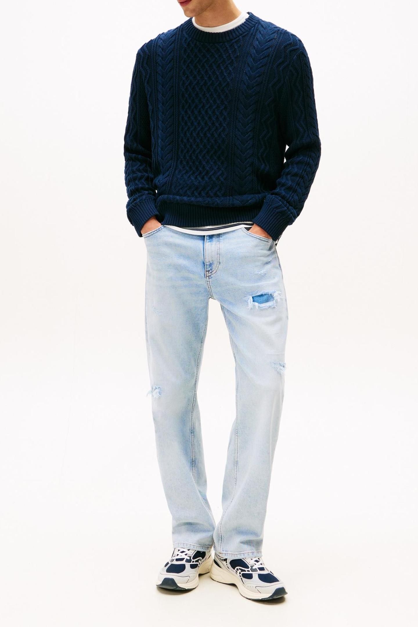 TJM SLIM BADGE CABLE DARK NIGHT NAVY TONAL 3