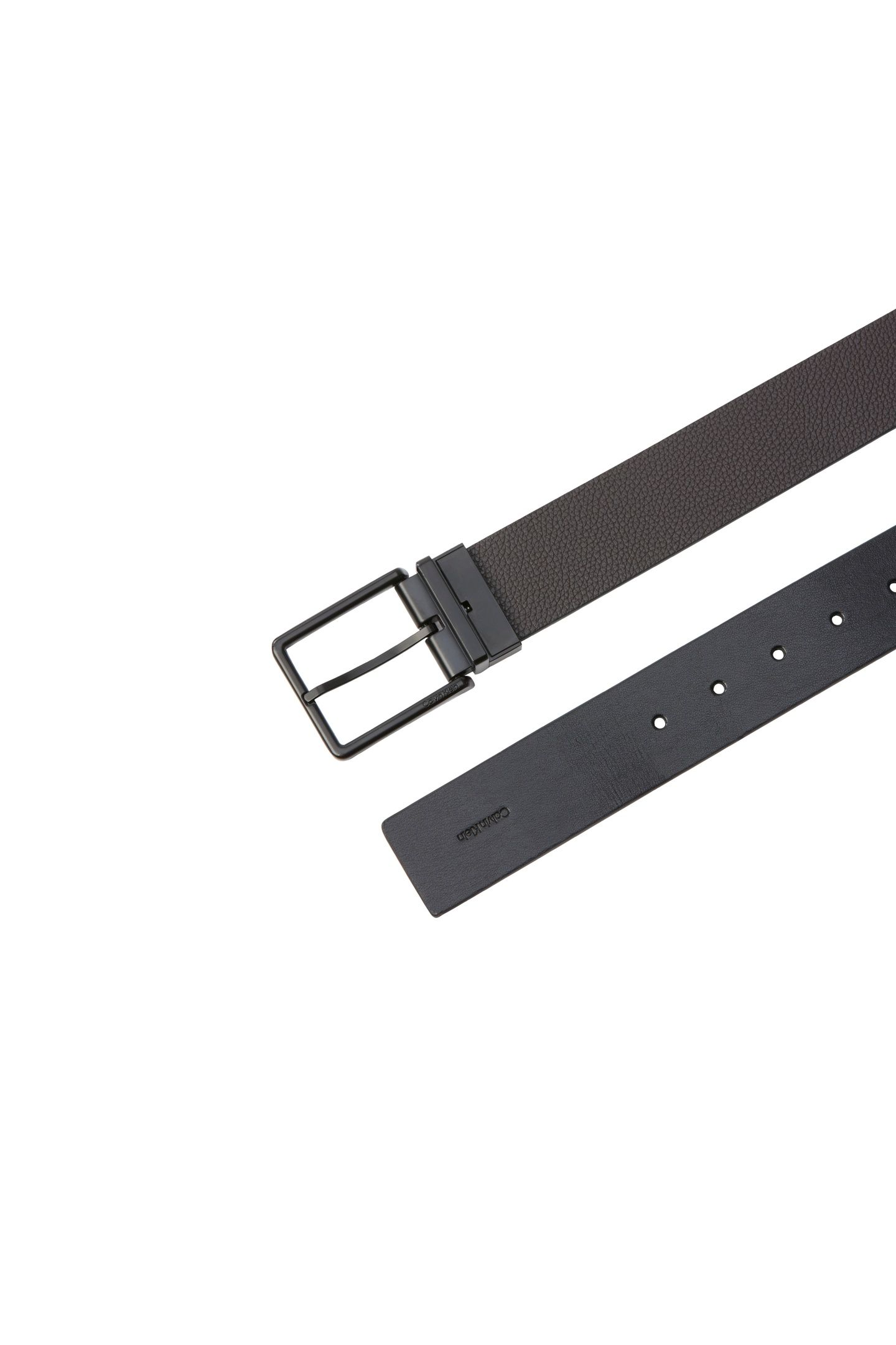 WARMTH BUCKLE 40MM BELT BLACK/DARK BROWN 3