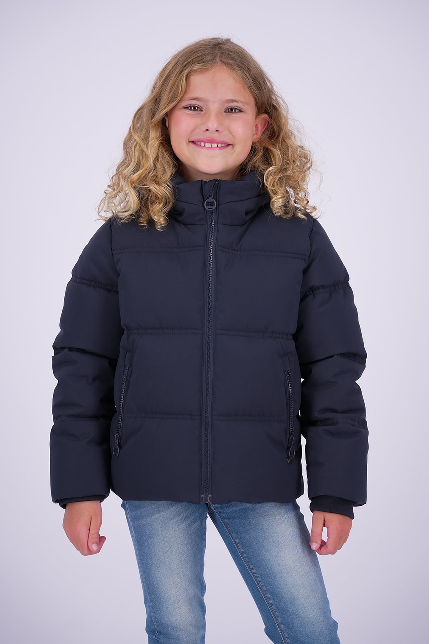 GIRLS TIZIA JACKET OUTDOOR DARK BLUE 1