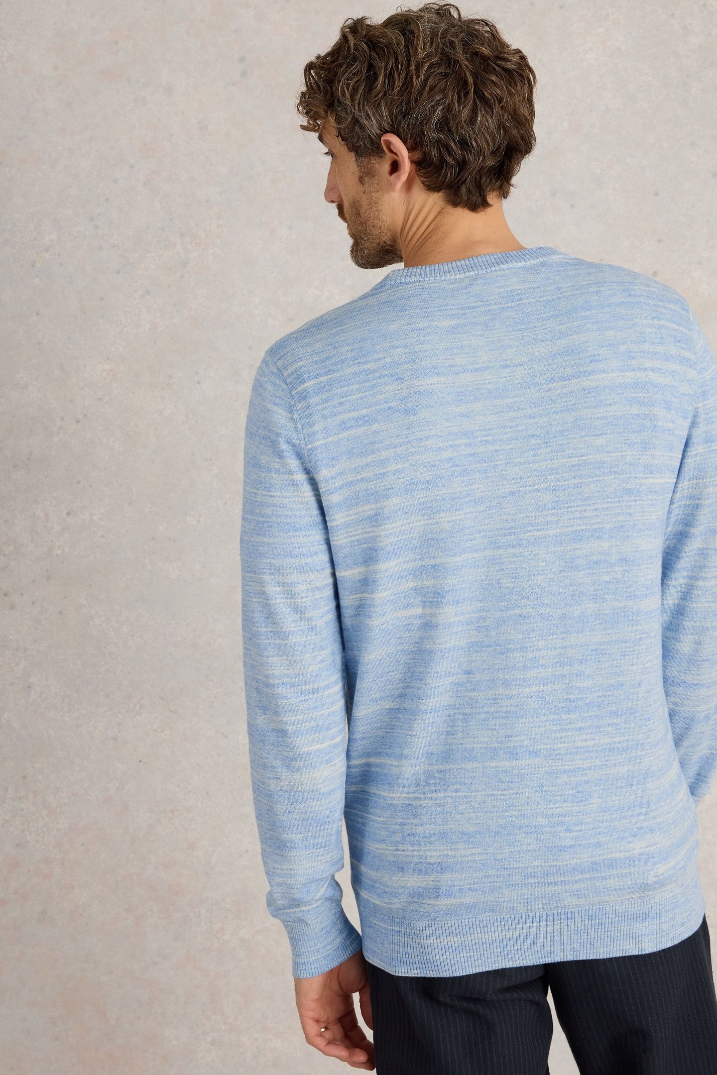HENDERSON SPACEDYE JUMPER LIGHT BLUE 2