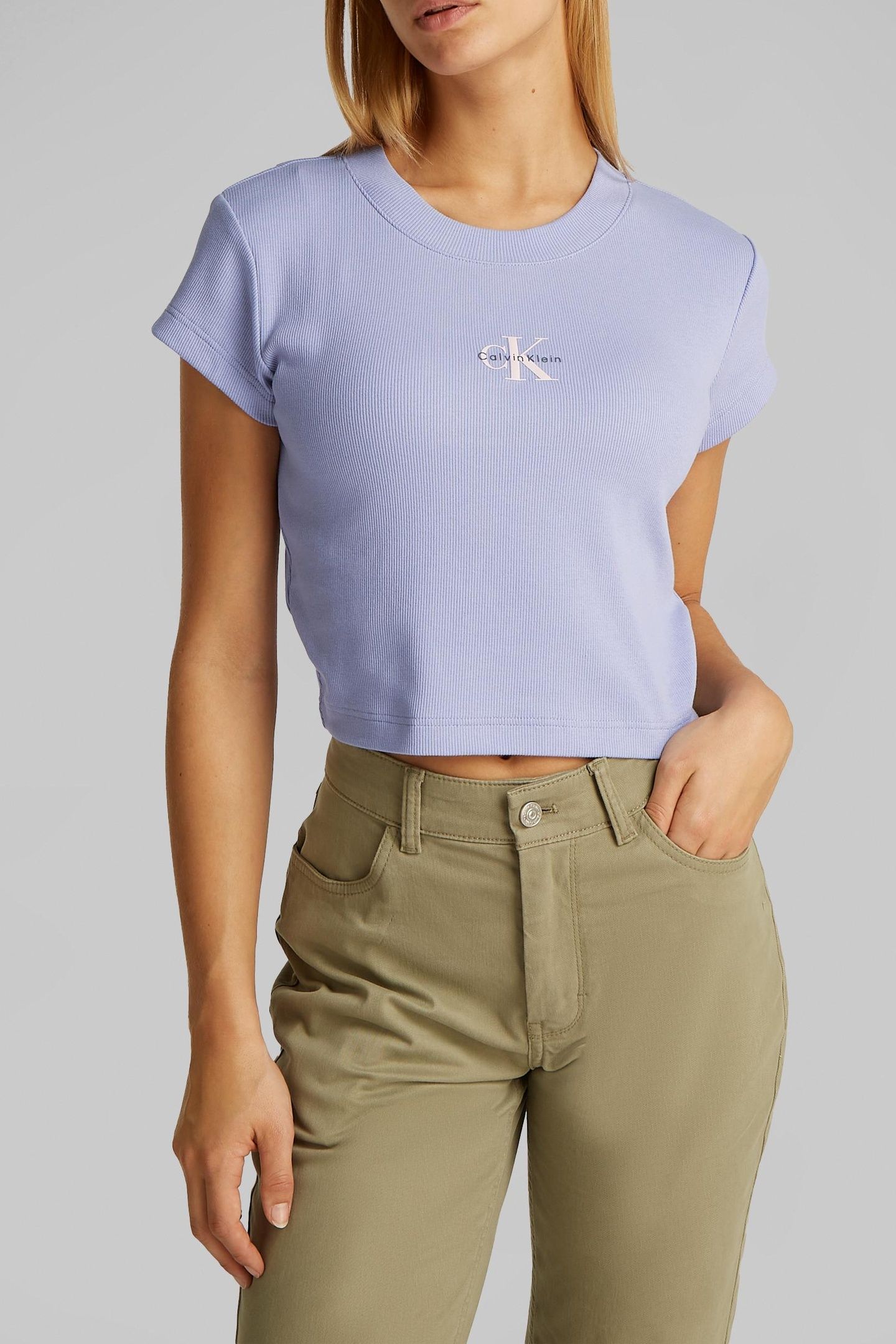 MONOGRAM BABY TEE SWEET LAVENDER 1