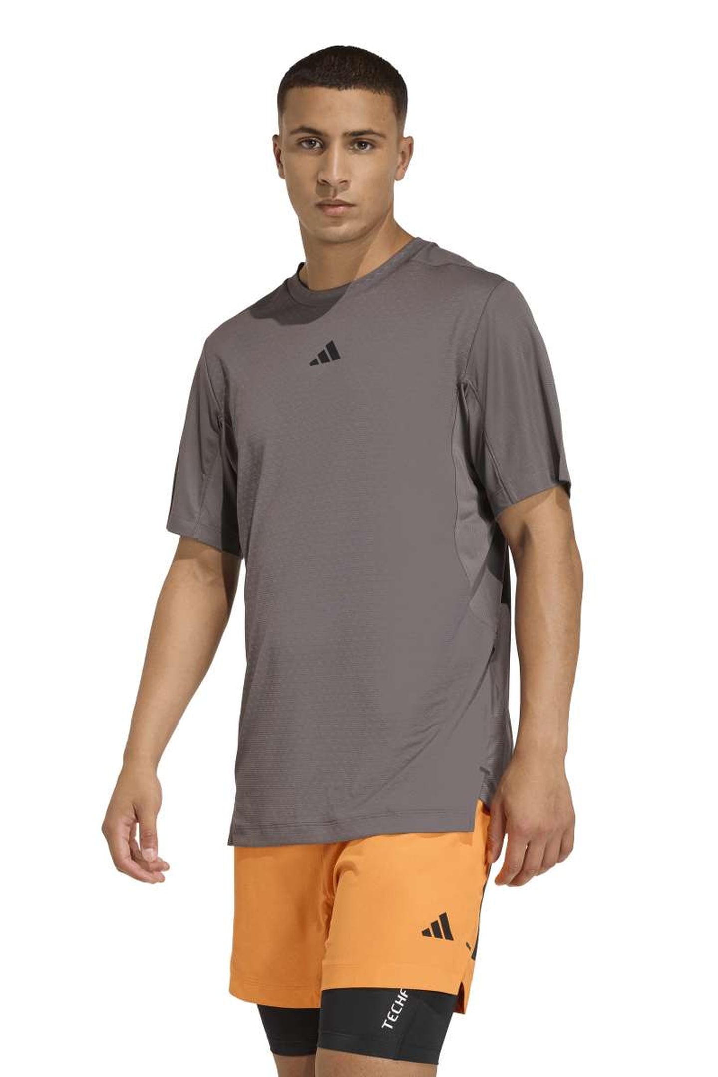 UNISEX D4T PRIMELIFT TEE CHARCOAL 1