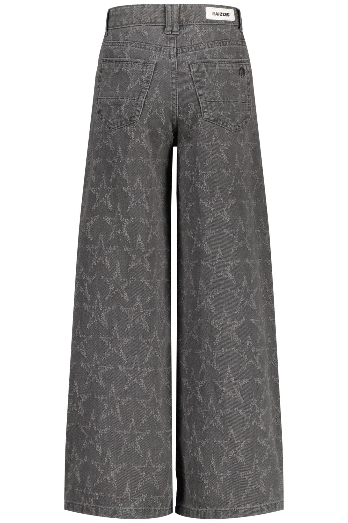 GIRLS MONACO LASER JEANS MID GREY STONE 2