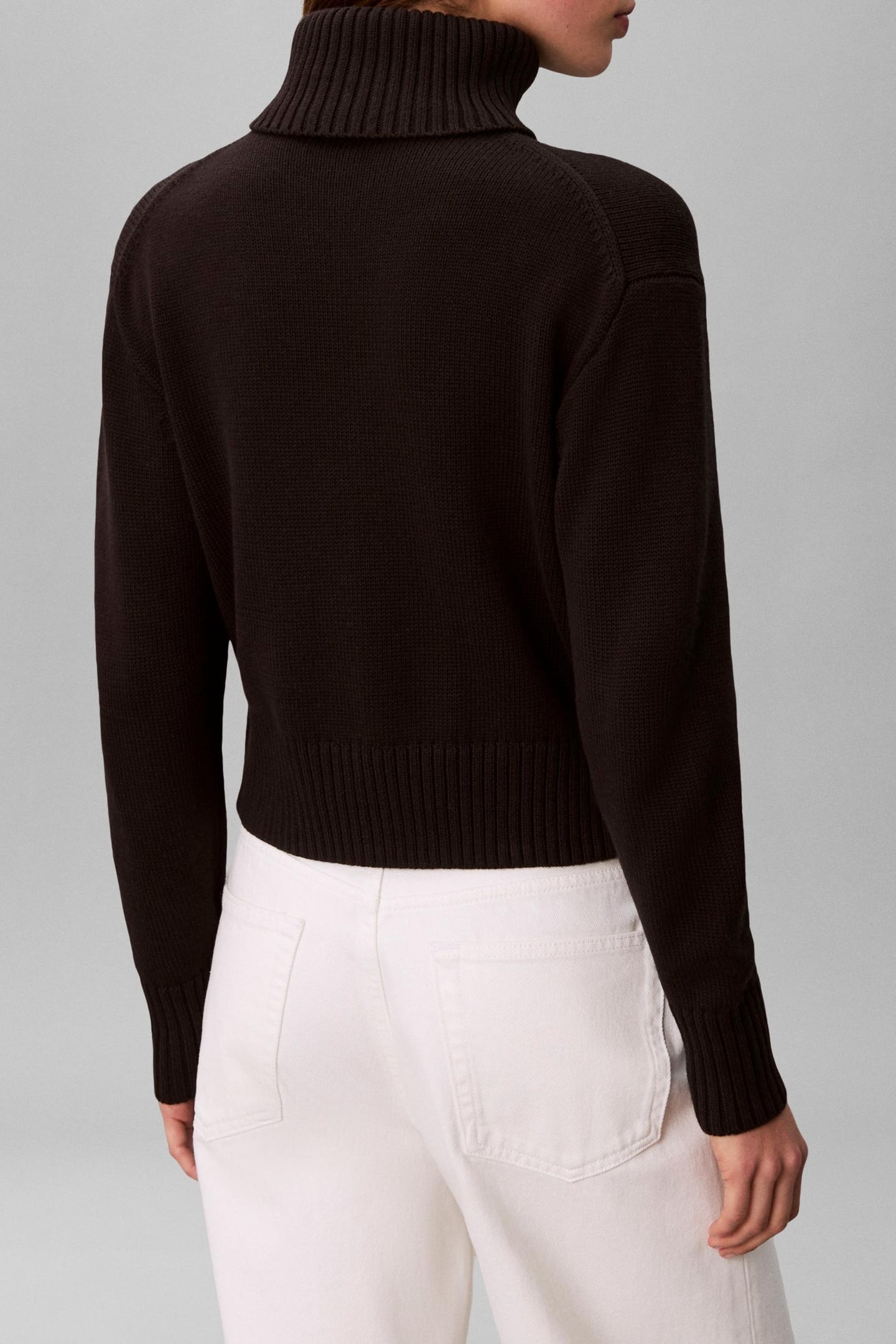 CHENILLE MONOLOGO SWEATER BLACK 2