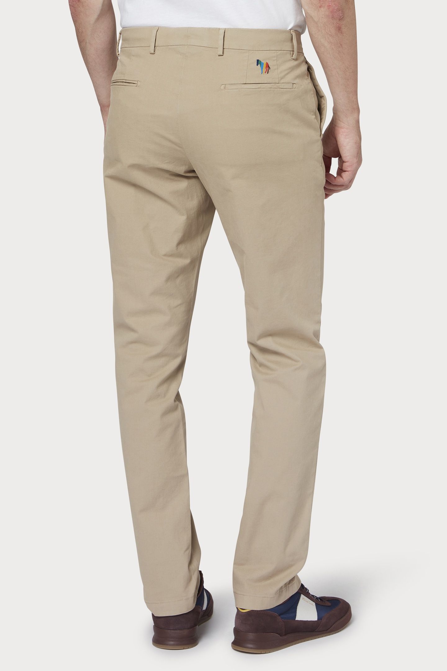 MENS MID FIT CLEAN CHINO BS ZEBRA LIGHT BEIGE 2