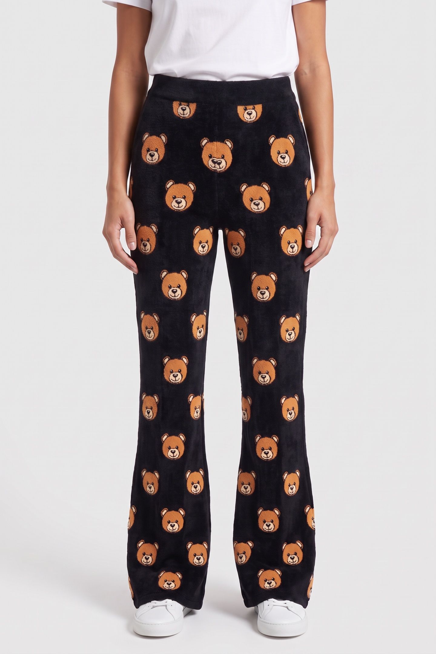 KNITTED TROUSERS BLACK 1