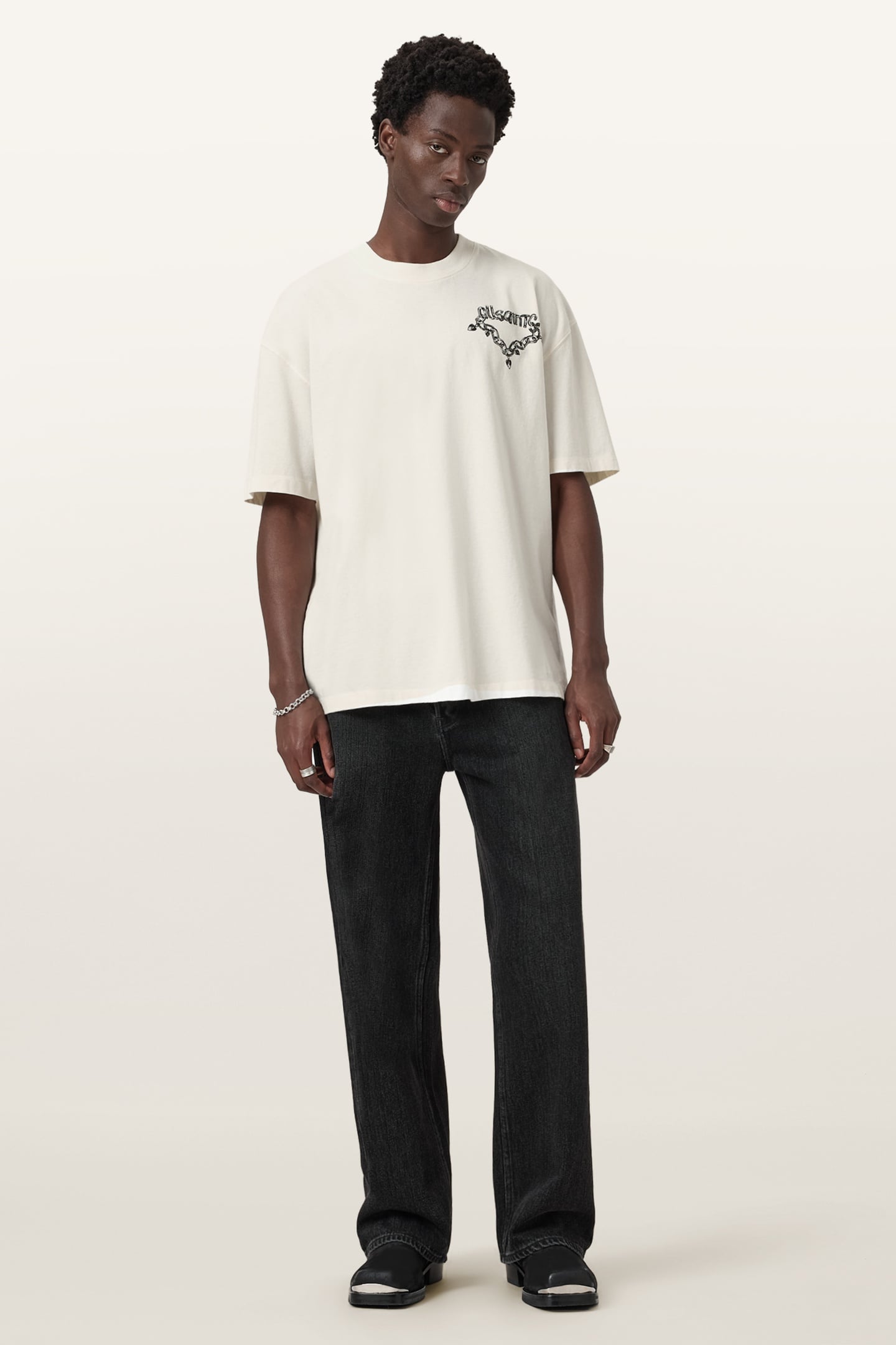 DRIP SS CREW CHALK WHITE 1