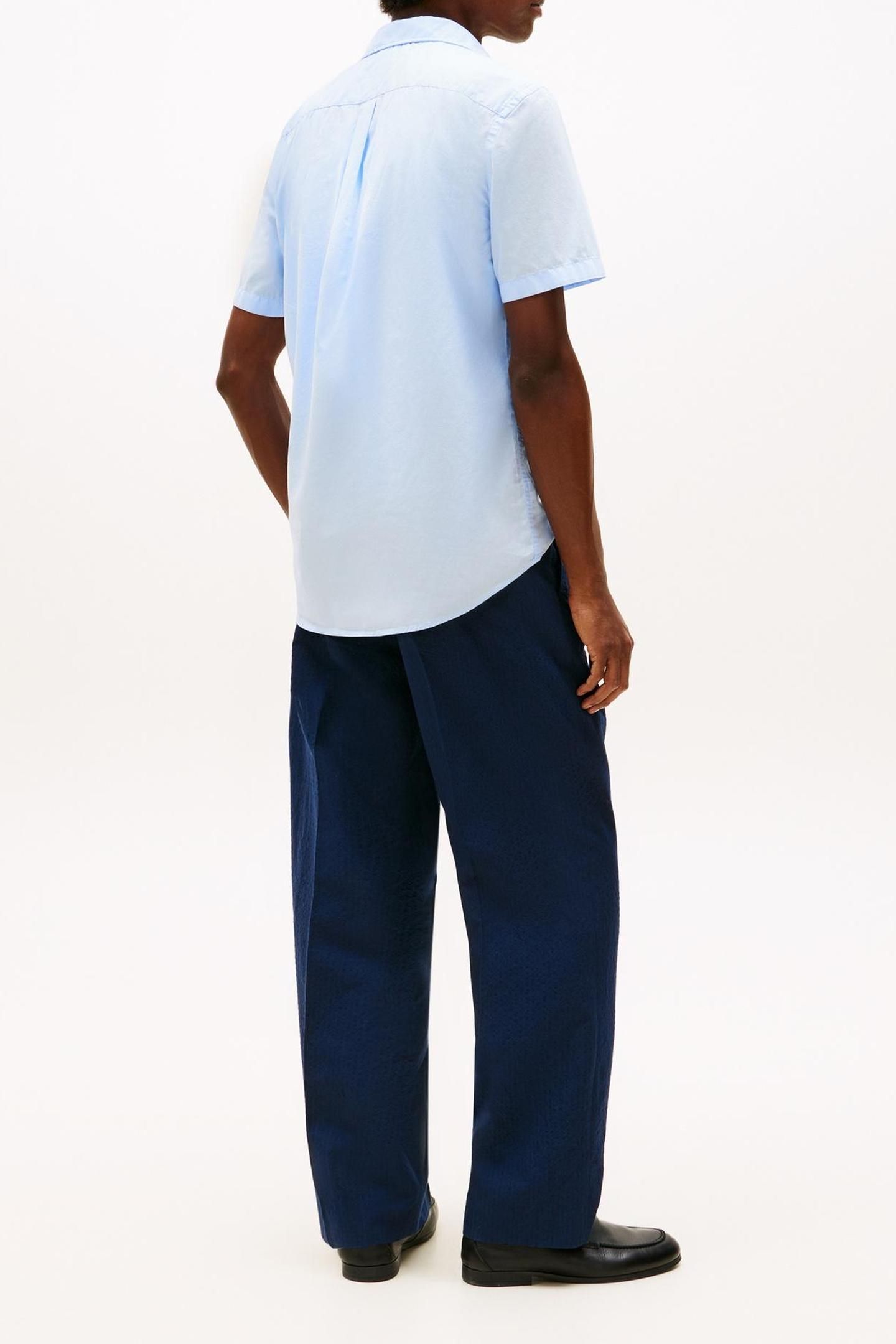CORE FLEX POPLIN SOLID SHIRT SWEET BLUE 5