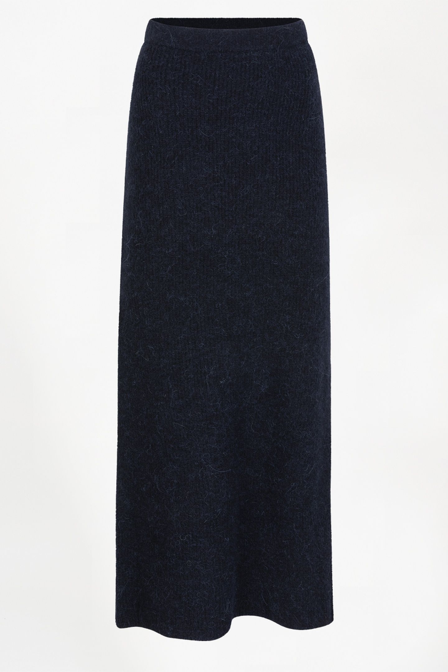 SUZY KNITTED LONG SKIRT NOCTURNAL BLUE 2