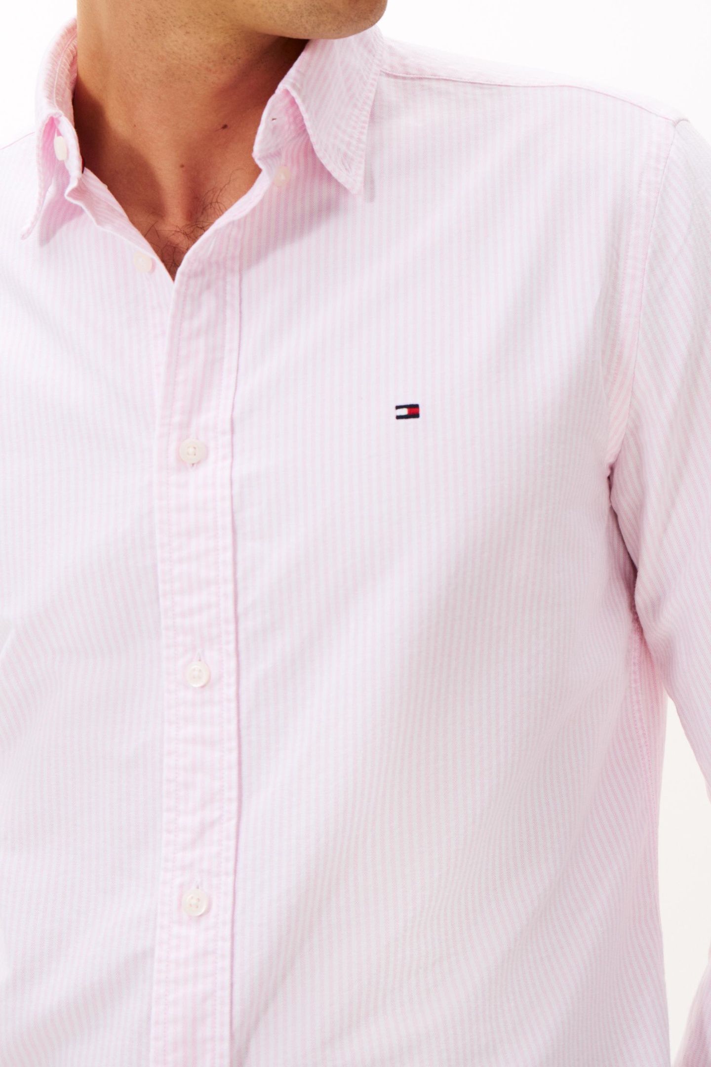 HERITAGE OXFORD STRIPE ROSE PETAL/STRIPE 8