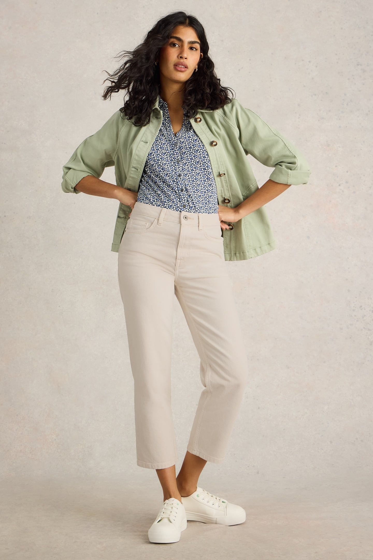 CHARLIE STRAIGHT CROP JEAN LIGHT NATURAL 3