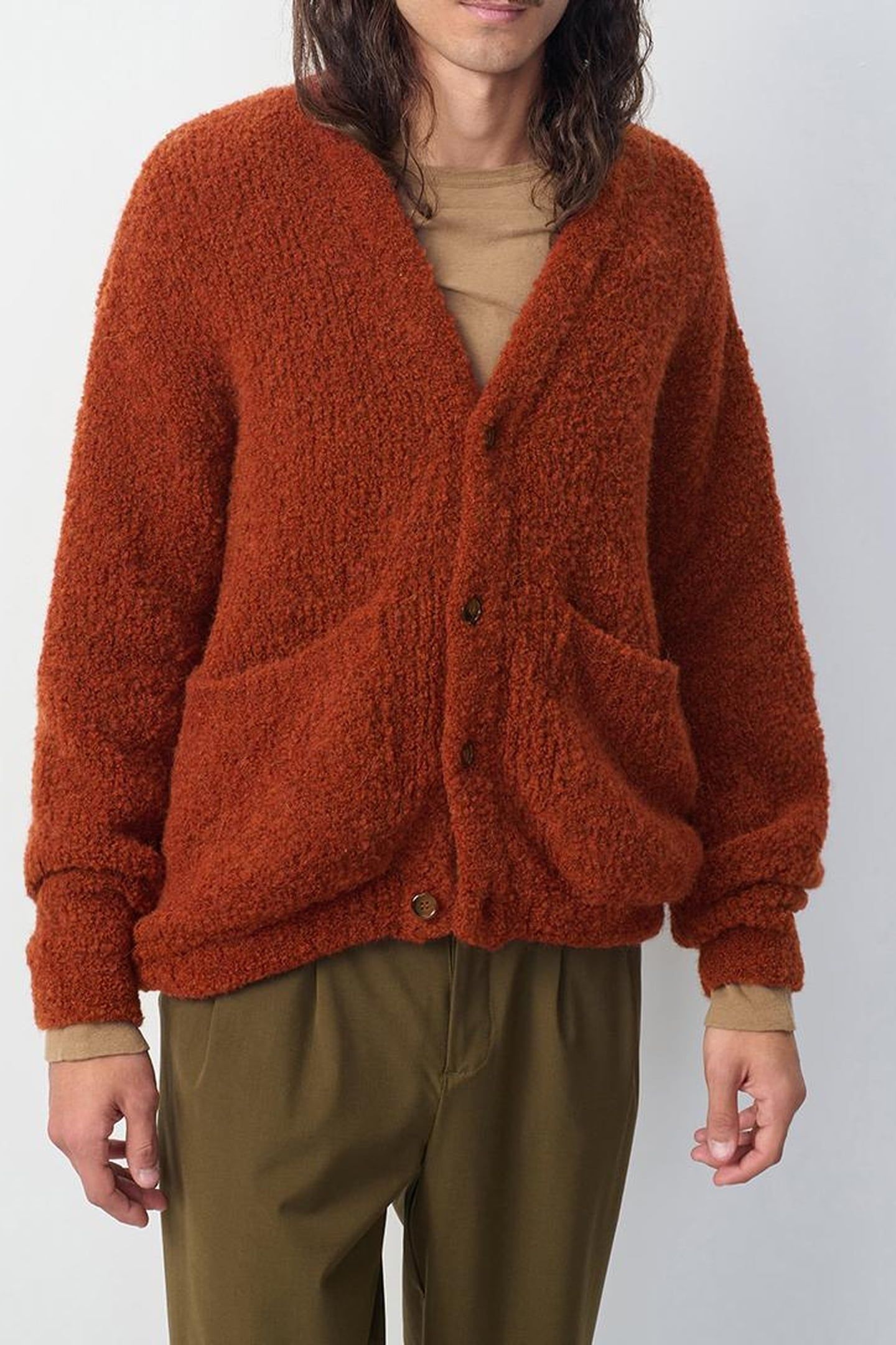 ZOLLY CARDIGAN BRIQUE CHINE 4