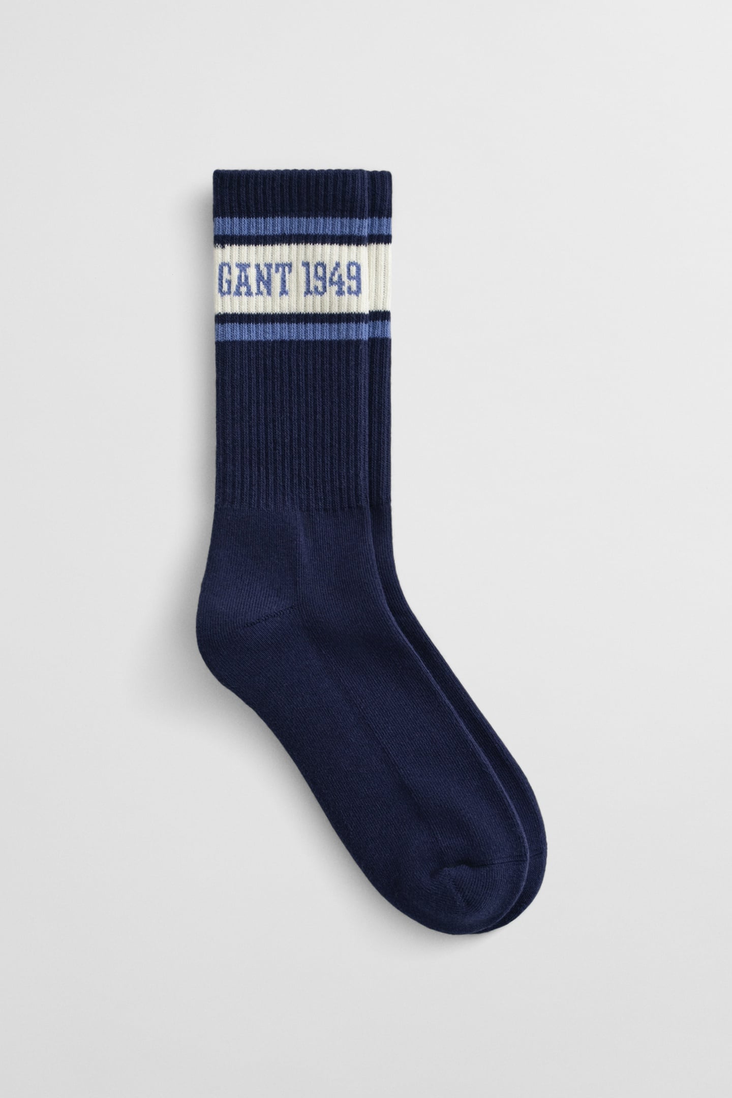 LOGO STRIPE SPORT SOCKS CLASSIC BLUE 1