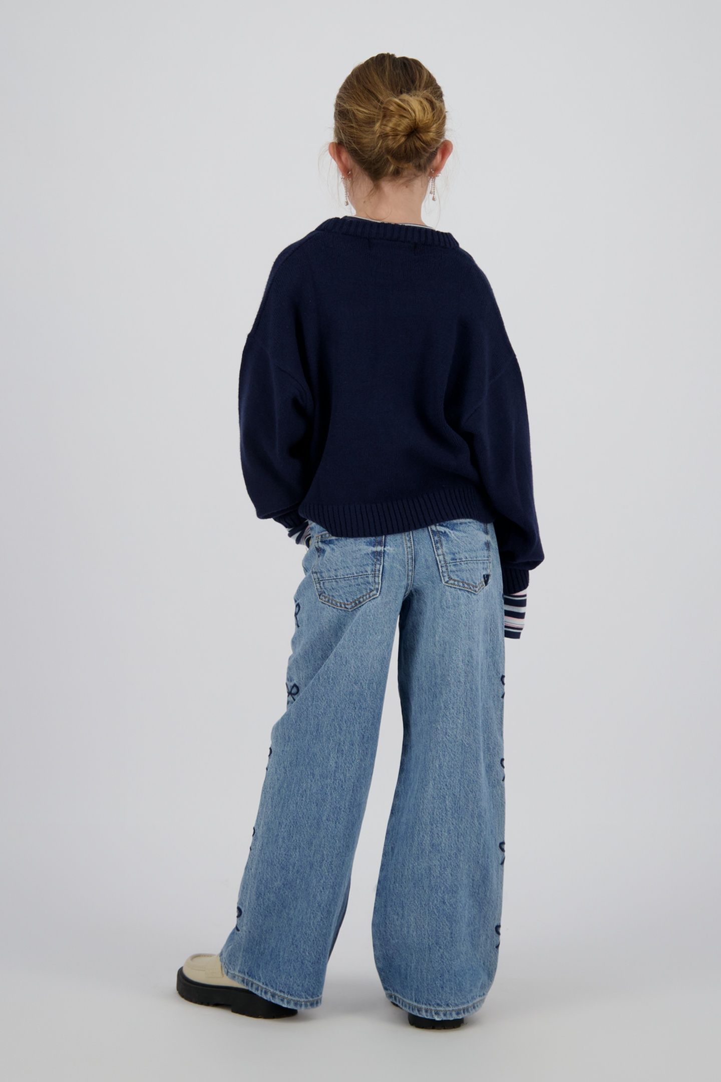 GIRLS MELINA PULLOVER DARK BLUE 2
