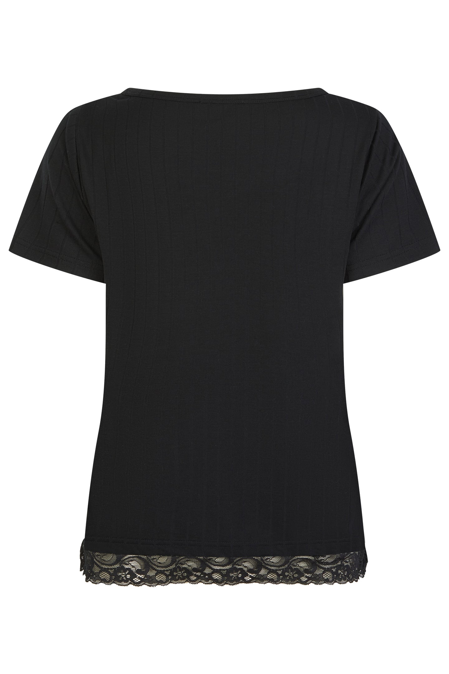 KELLY DROP NEEDLE JERSEY PYJAMA JET BLACK 6