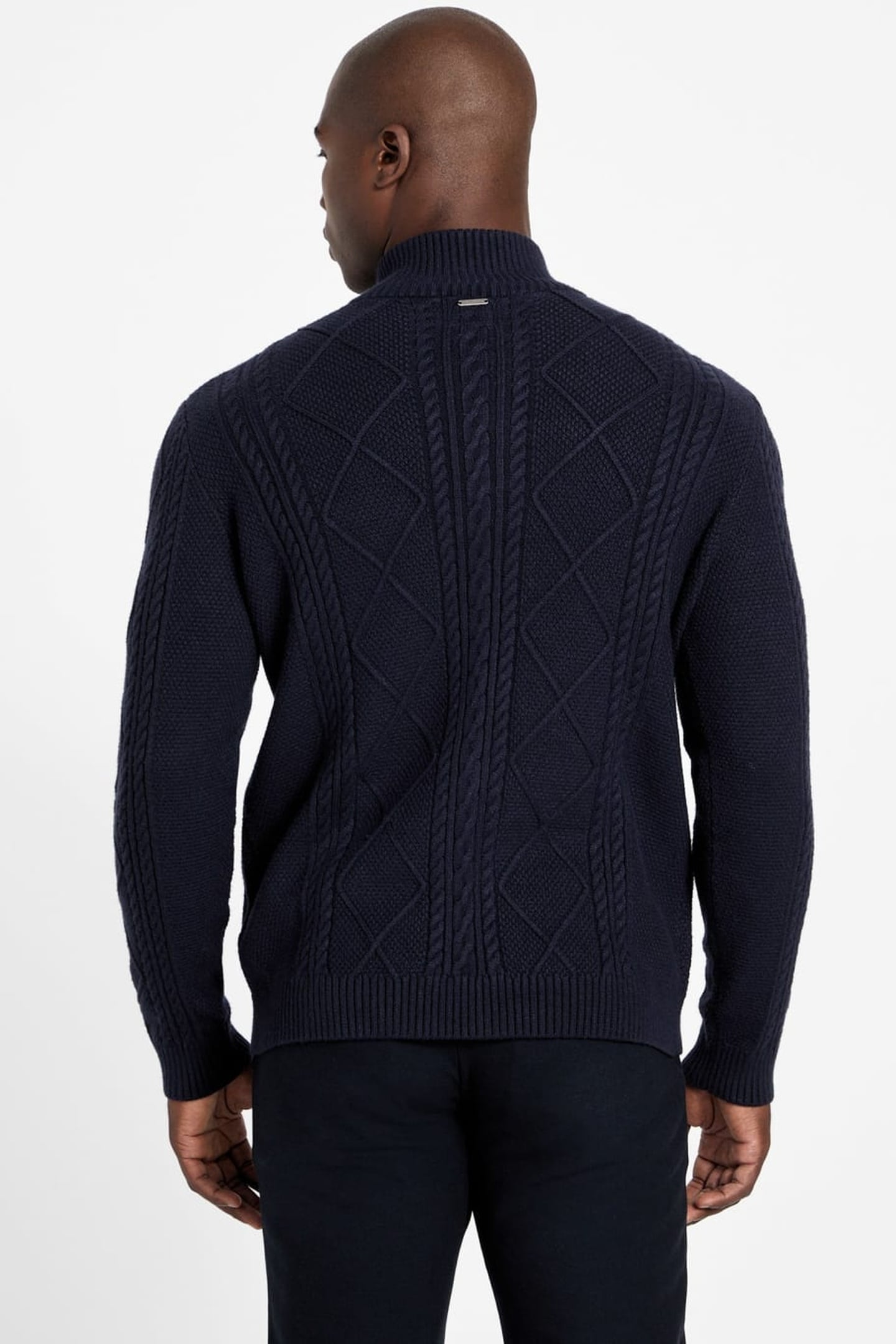 LS 1/2 ZIP MN NOEL C SMART BLUE 2