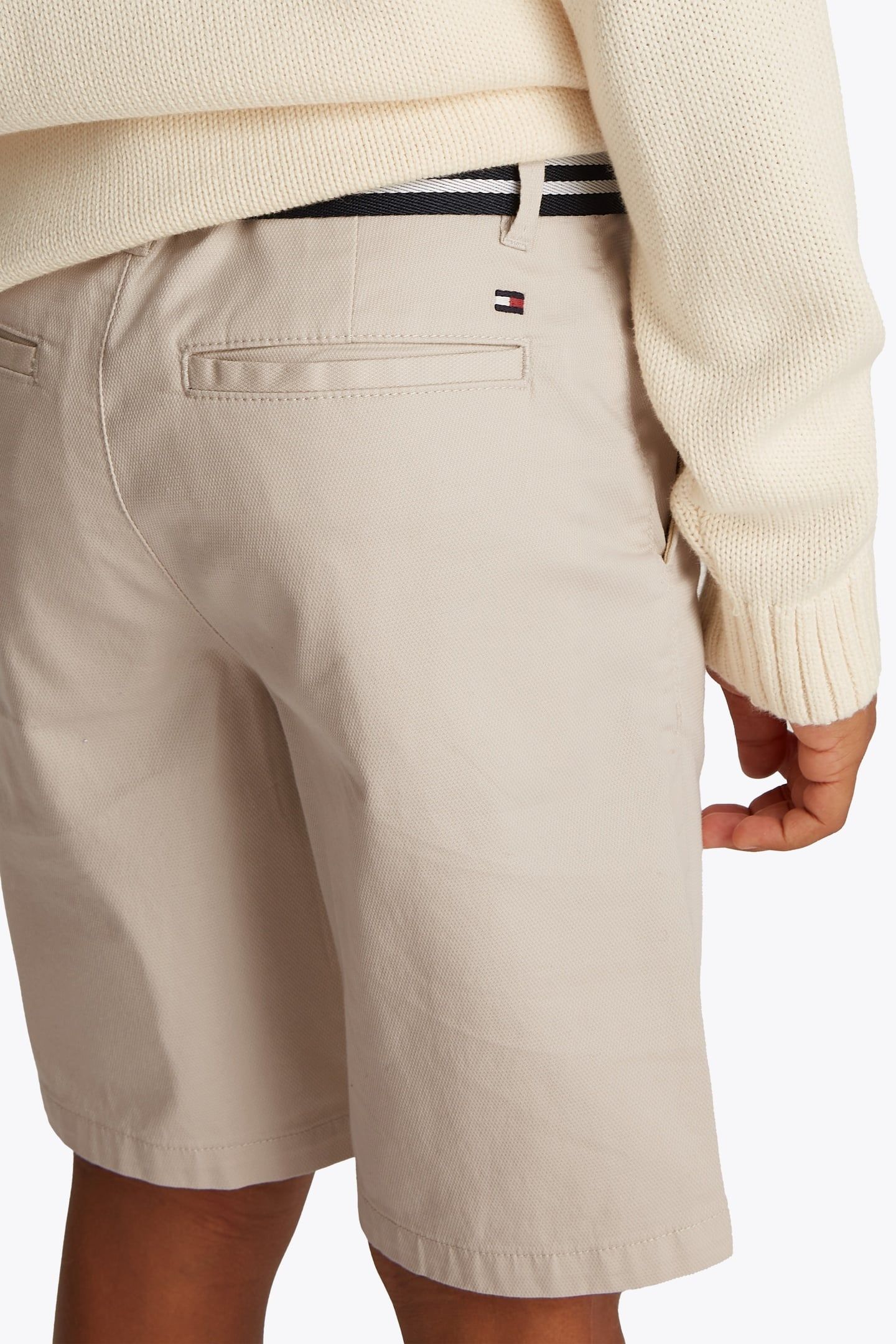 BOYS WOVEN BELTED SHORT CLASSIC BEIGE 6