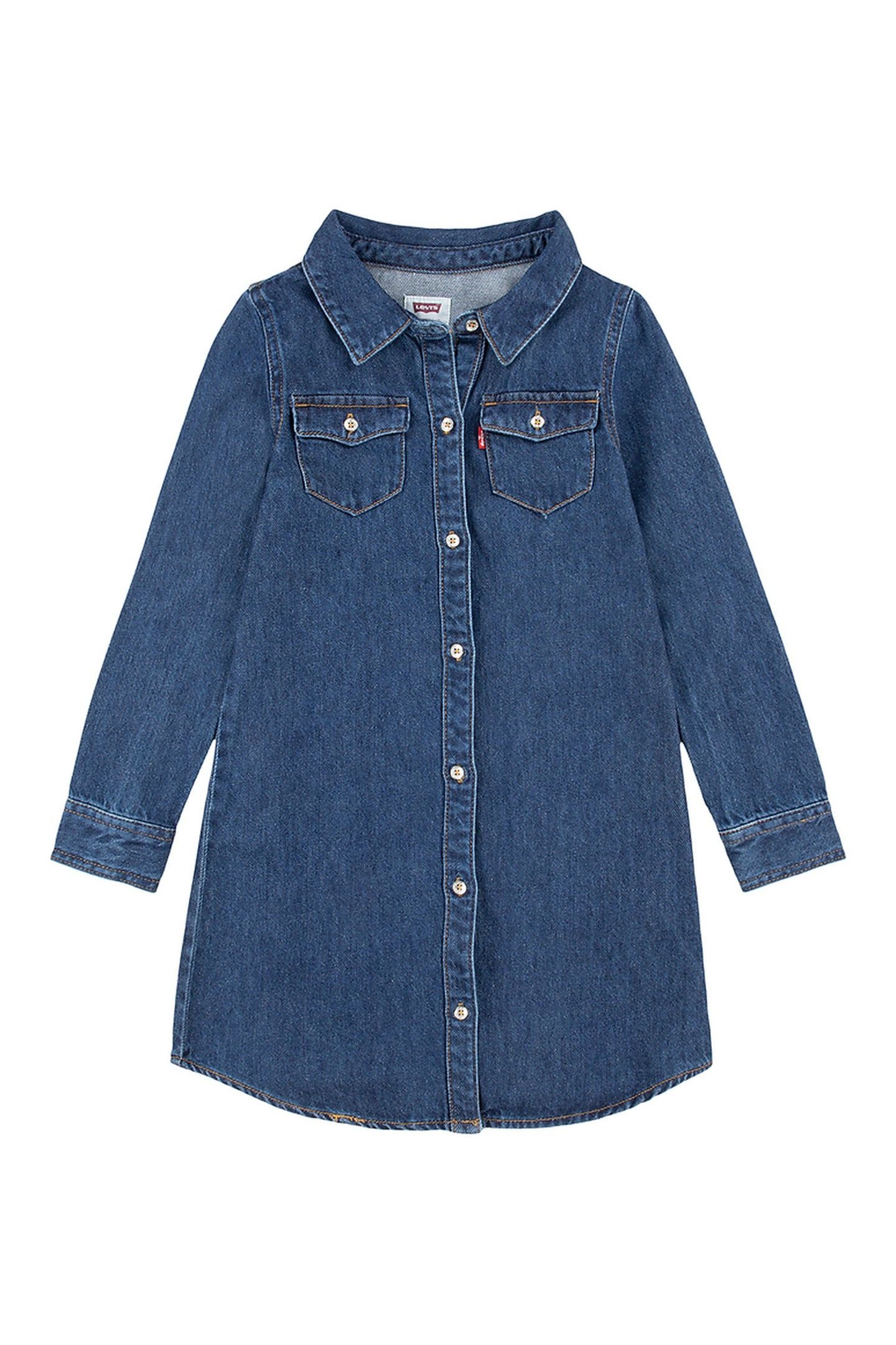 GIRLS WESTERN SHIRT DRESS DAISY CHAIN 1