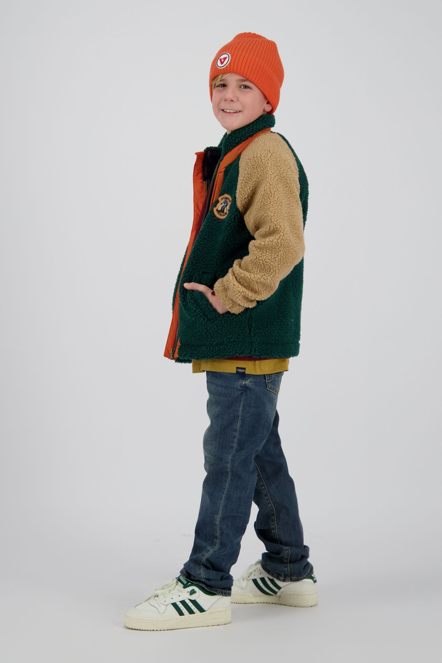 BOYS TONY JACKET OUTDOOR DARK JUNGLE GREEN 3