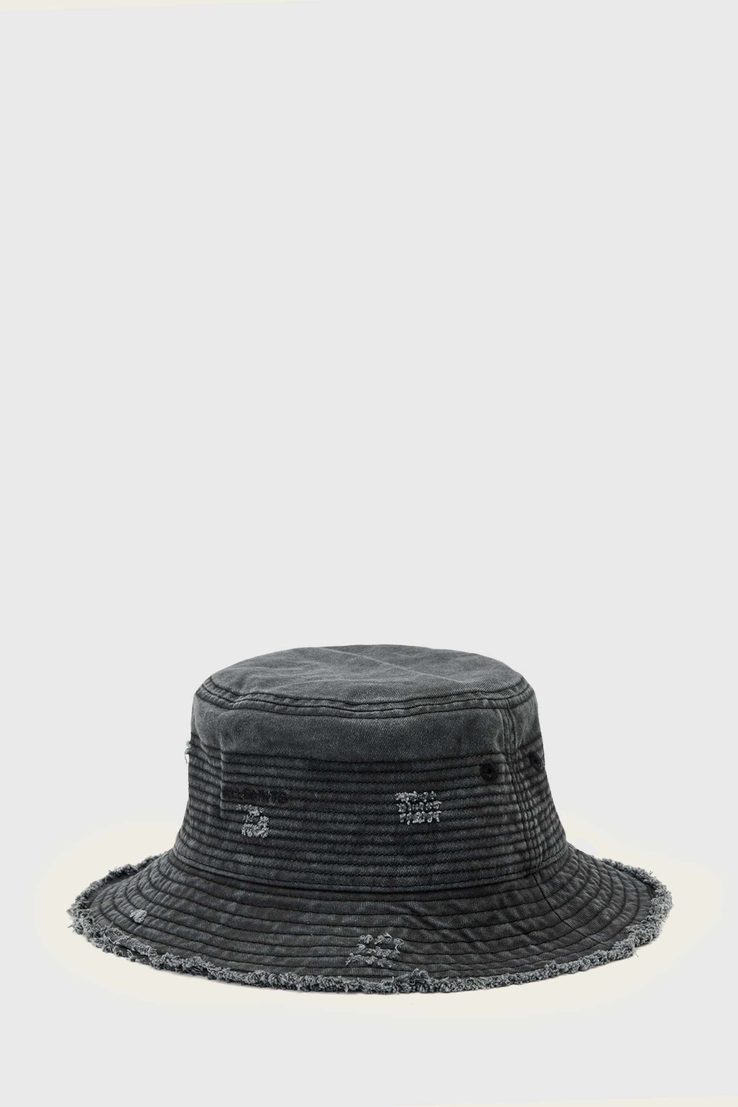 MASON BUCKET HAT WASHED BLACK 4