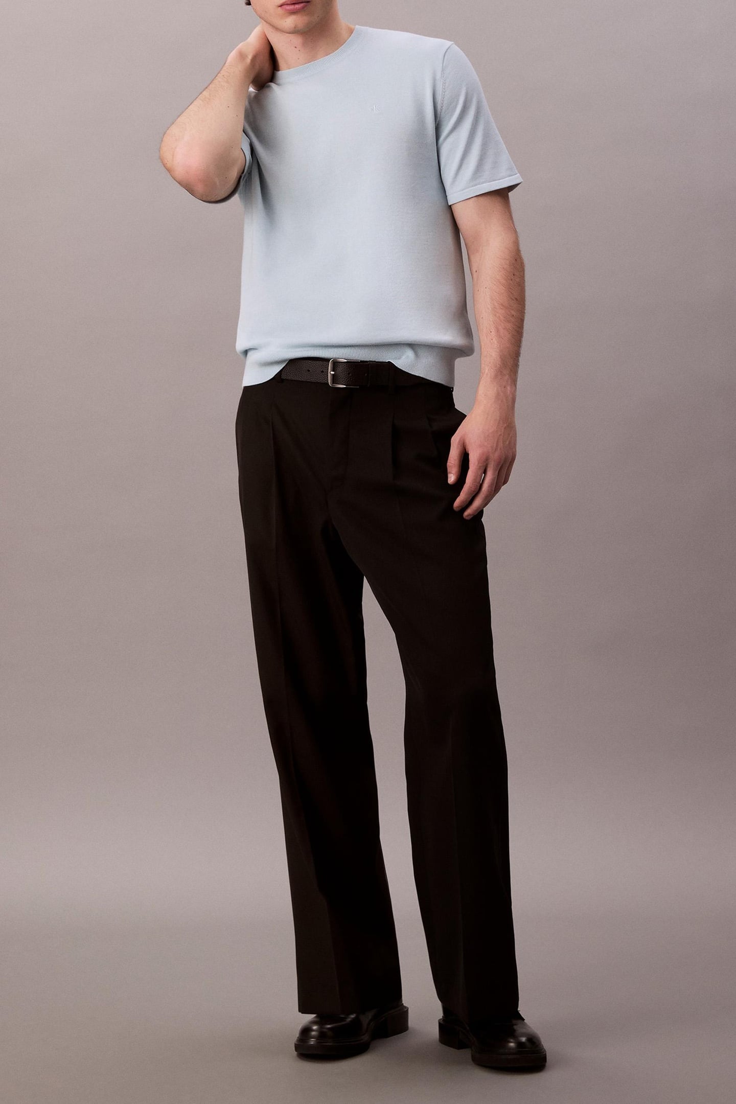 SS SUPIMA COTTON CREW WINTER SKY 3