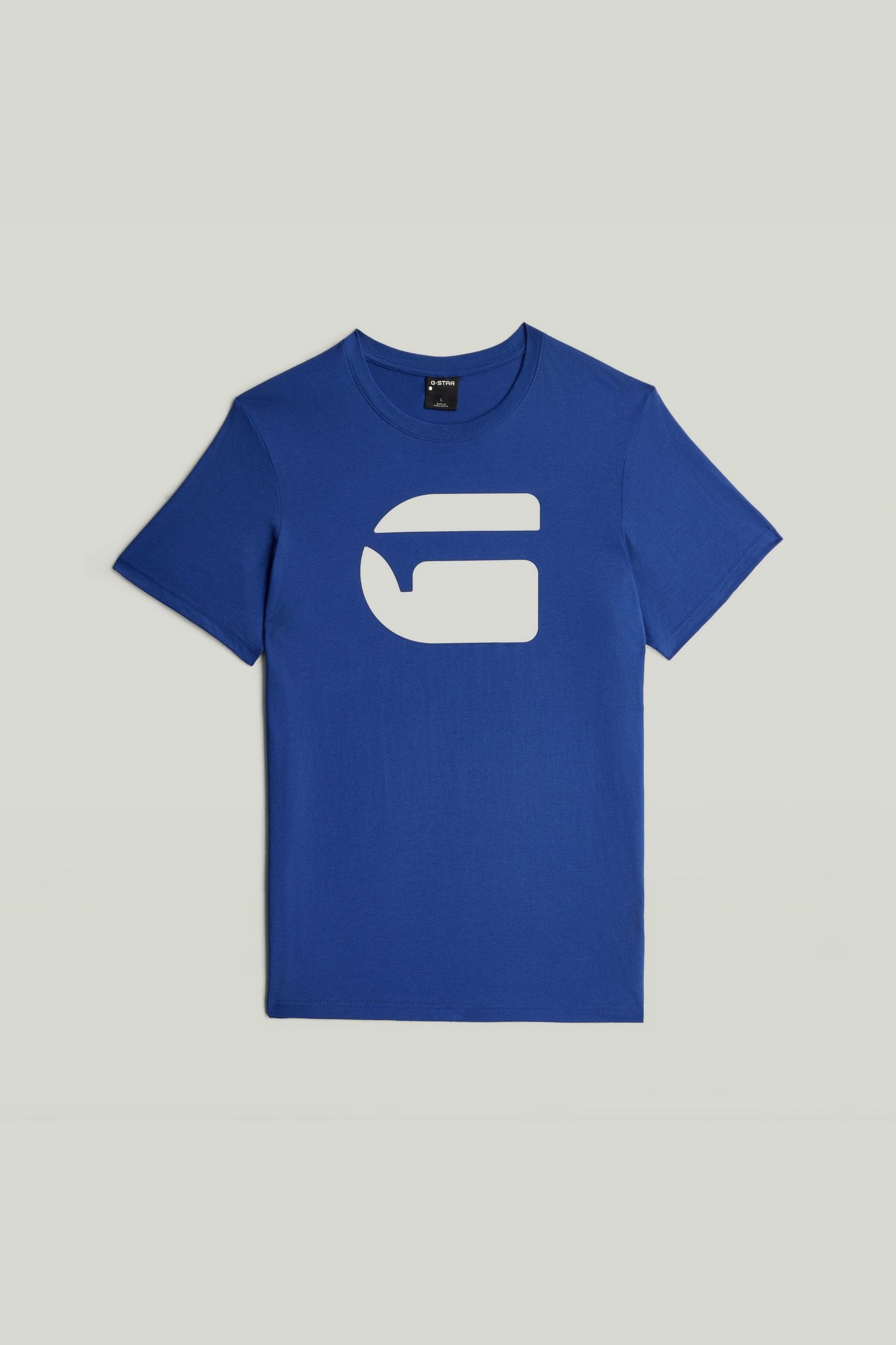 LOGO SLIM T-SHIRT S/S MEDIUM BLUE 3