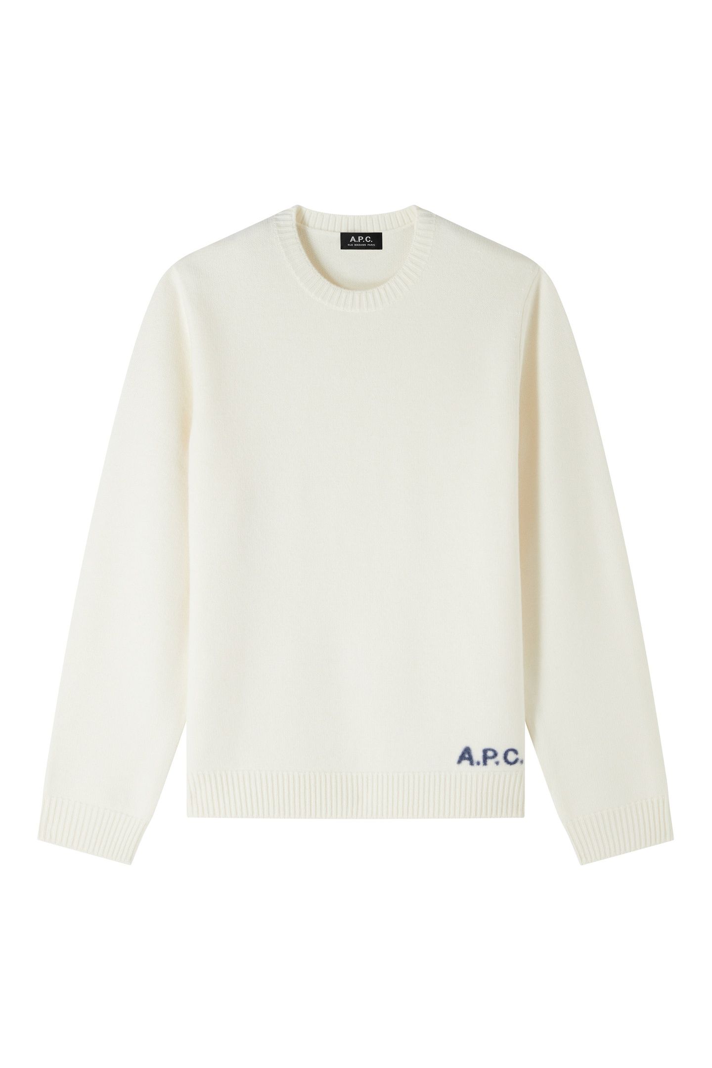 UNISEX SWEATER CREW NECK ECRU 6