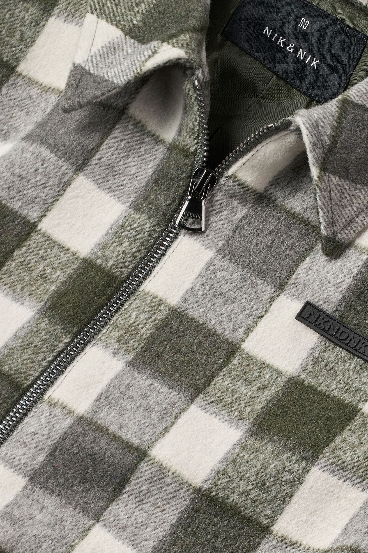 DANNI PLAID JACKET BRONZE GREEN 3