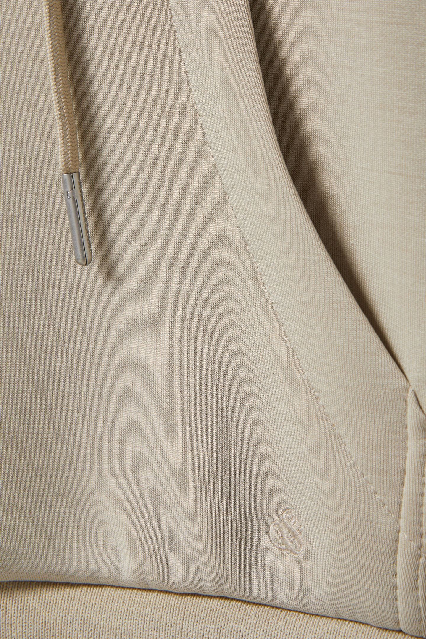 QUARTER ZIP HOODIE FEATHER GRAY 4