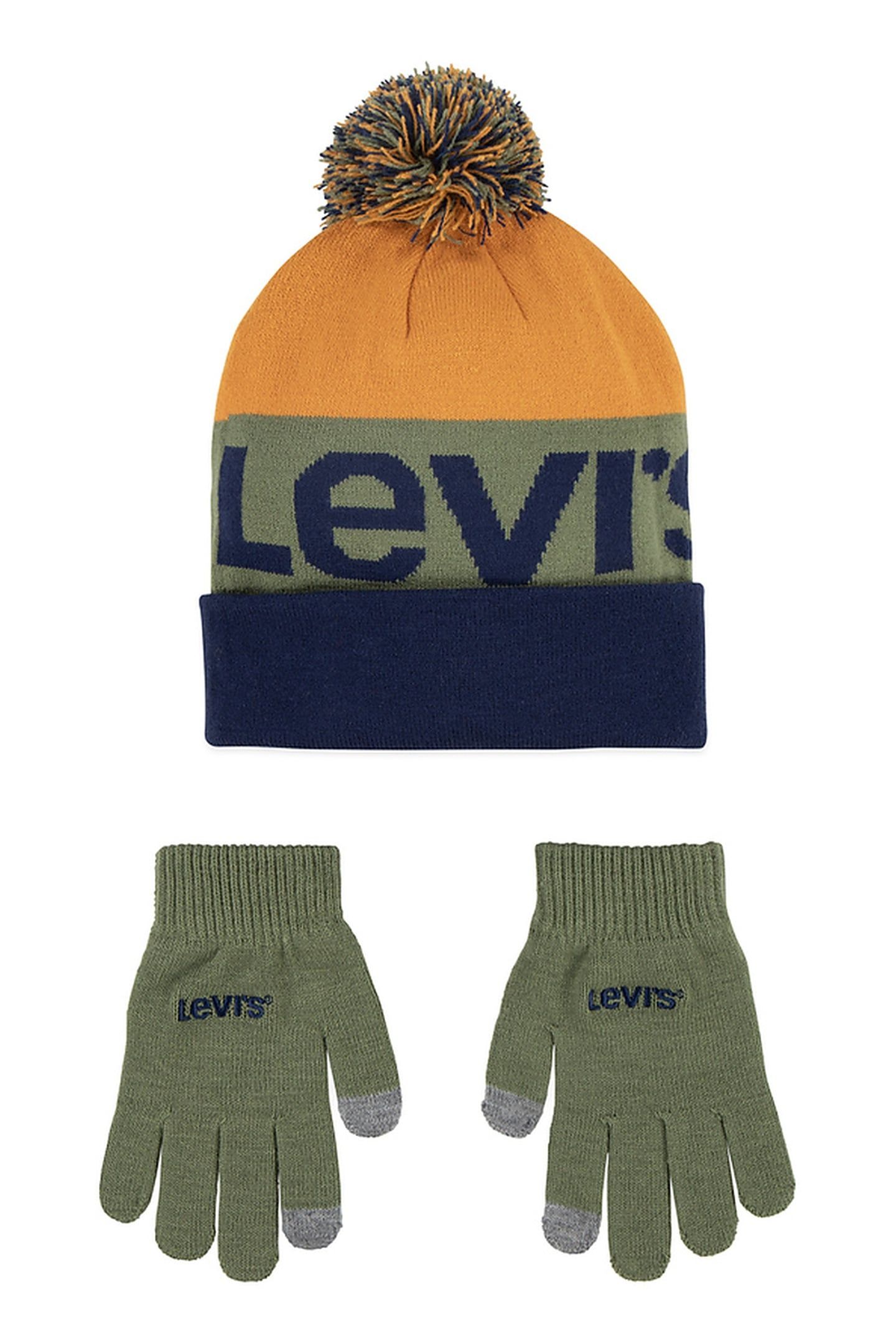 UNISEX LAN BEANIE AND GLOVE SET OCEAN CAVERN 1