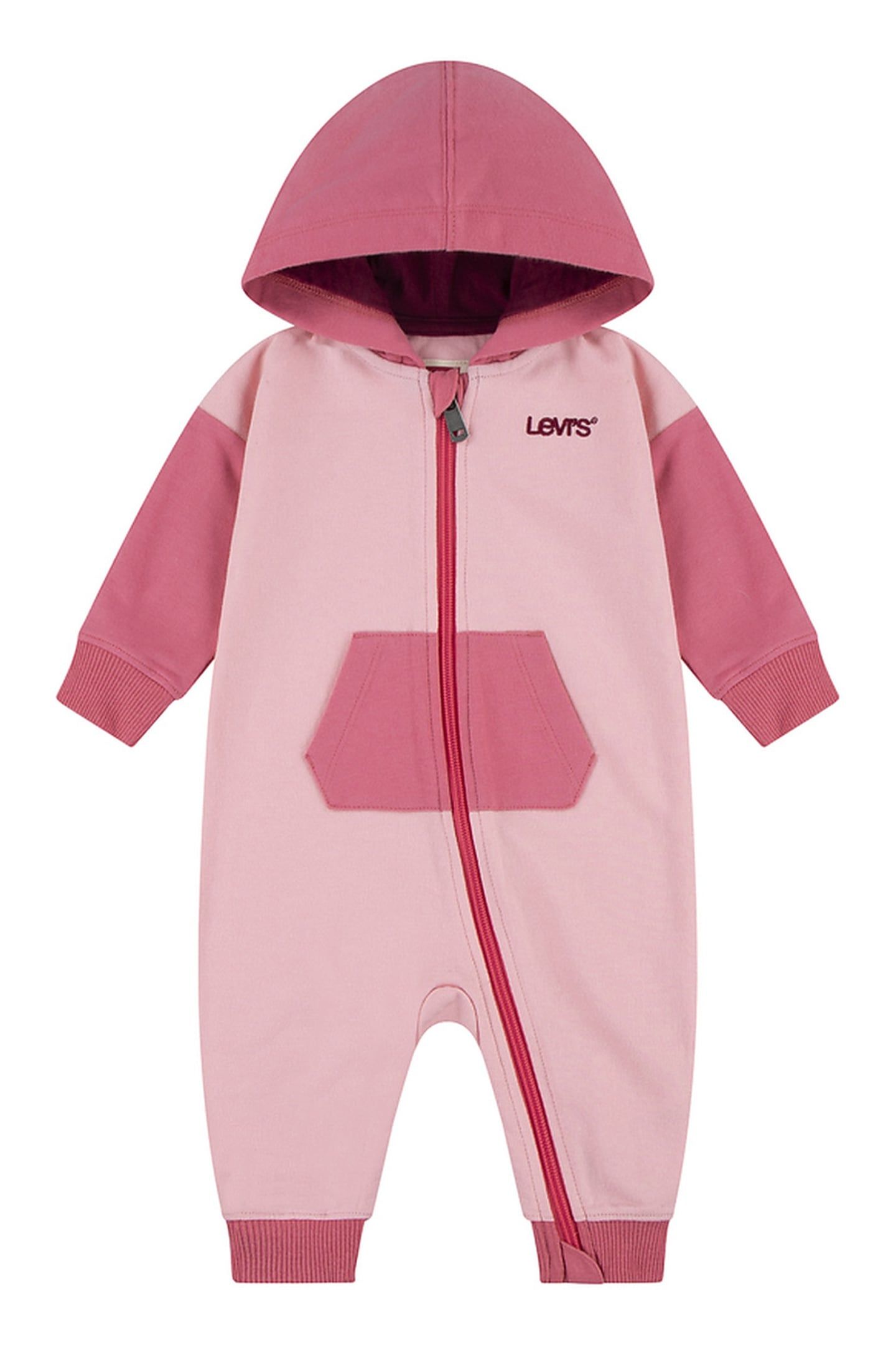 UNISEX COLORBLOCK COVERALL PINK ICING 1