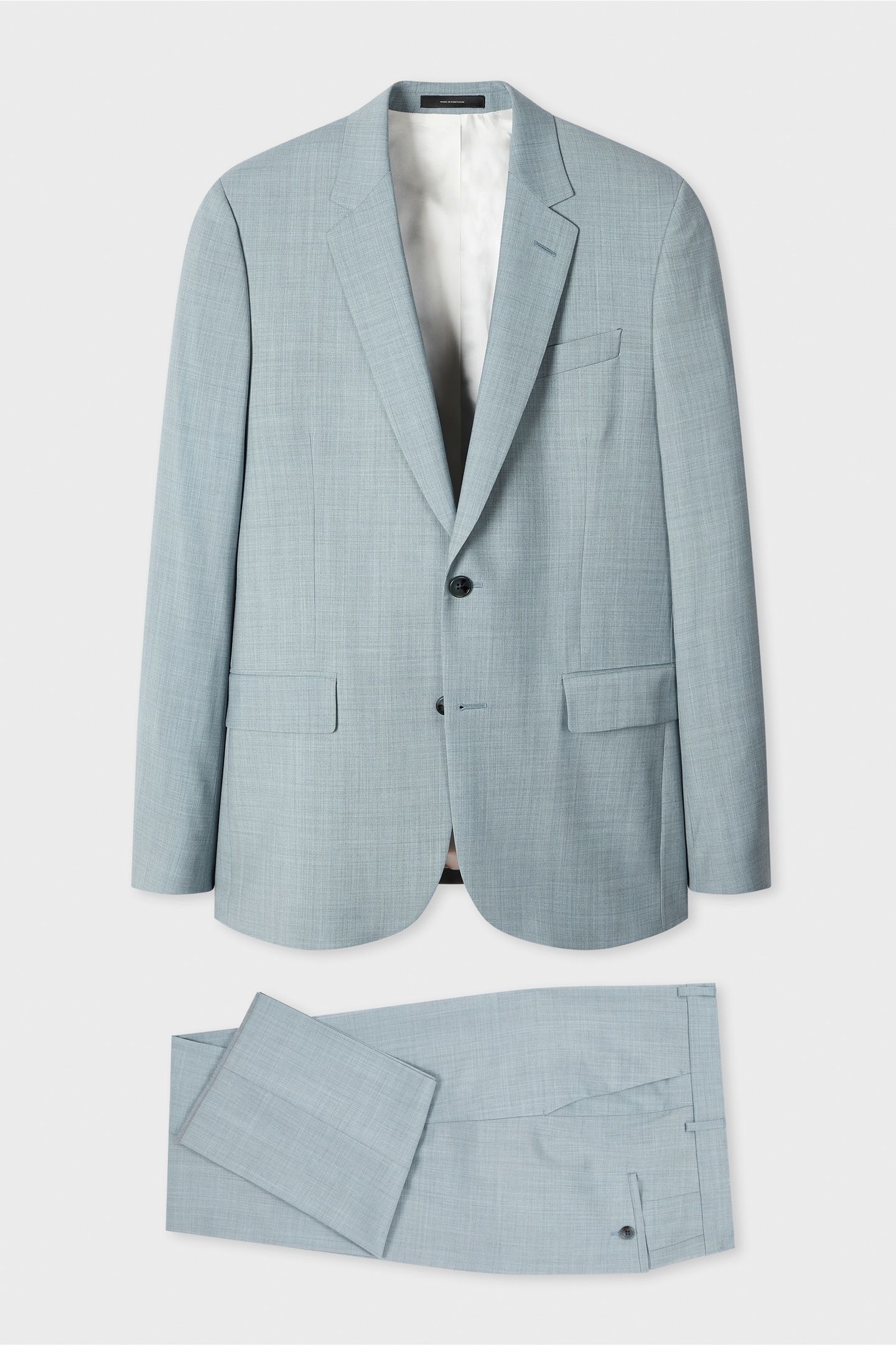 MENS TAILORED FIT 2 BUTTON SUIT COBALT BLUE 1
