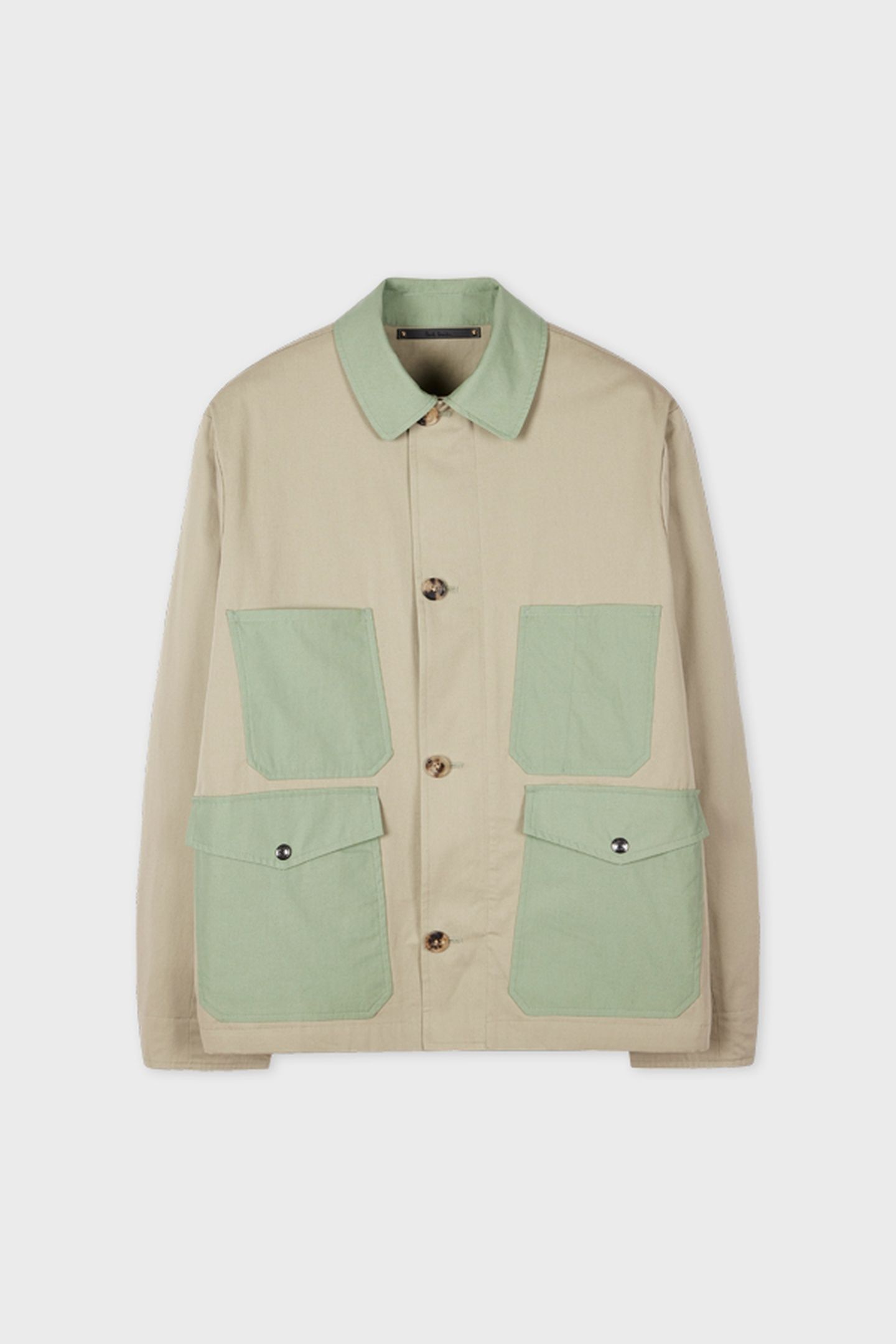 MENS MULTI PKT JACKET LT GREYISH GREEN 4