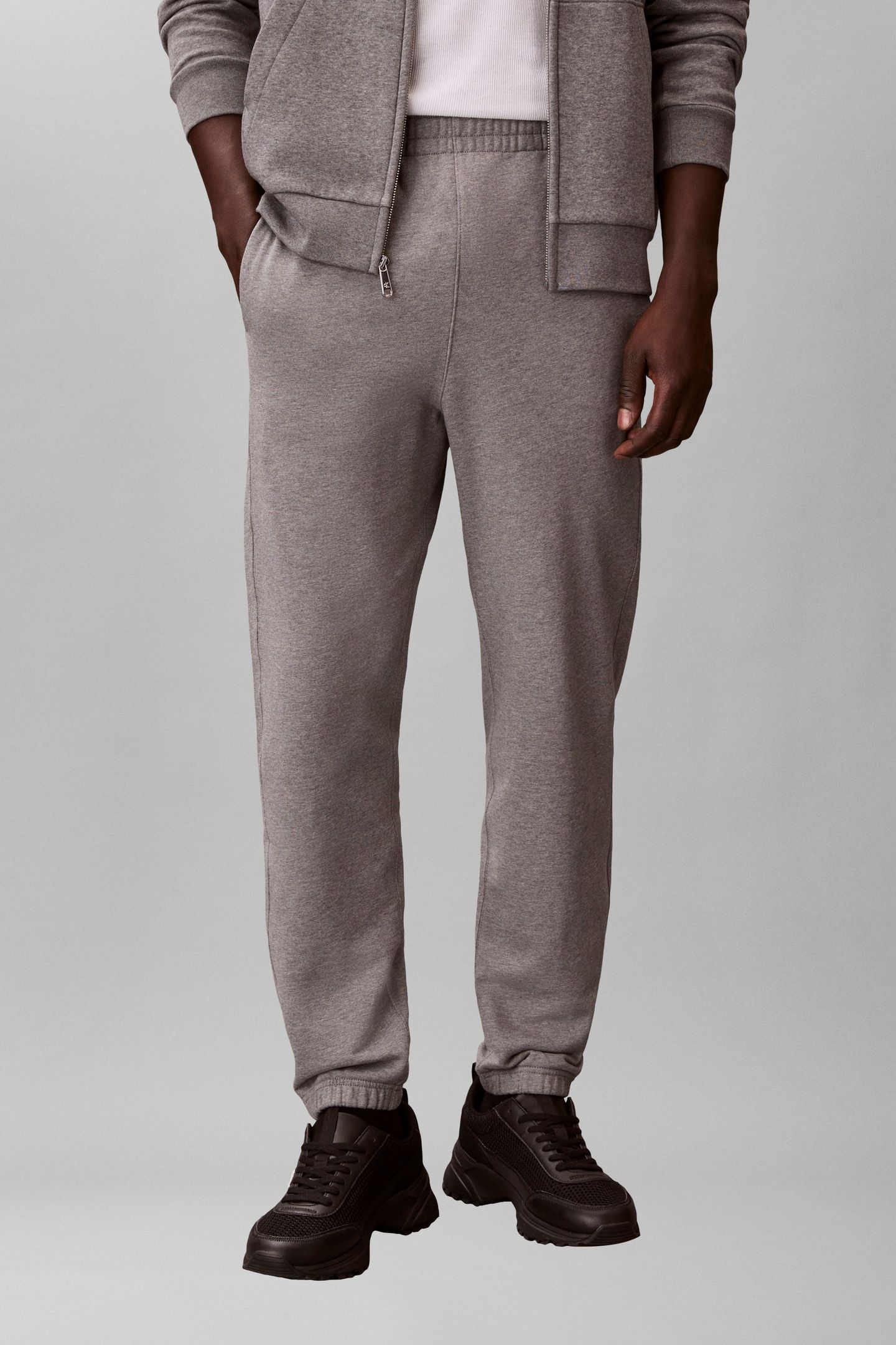 350TERRY MONOGRAM MED GREY HEATHER 1