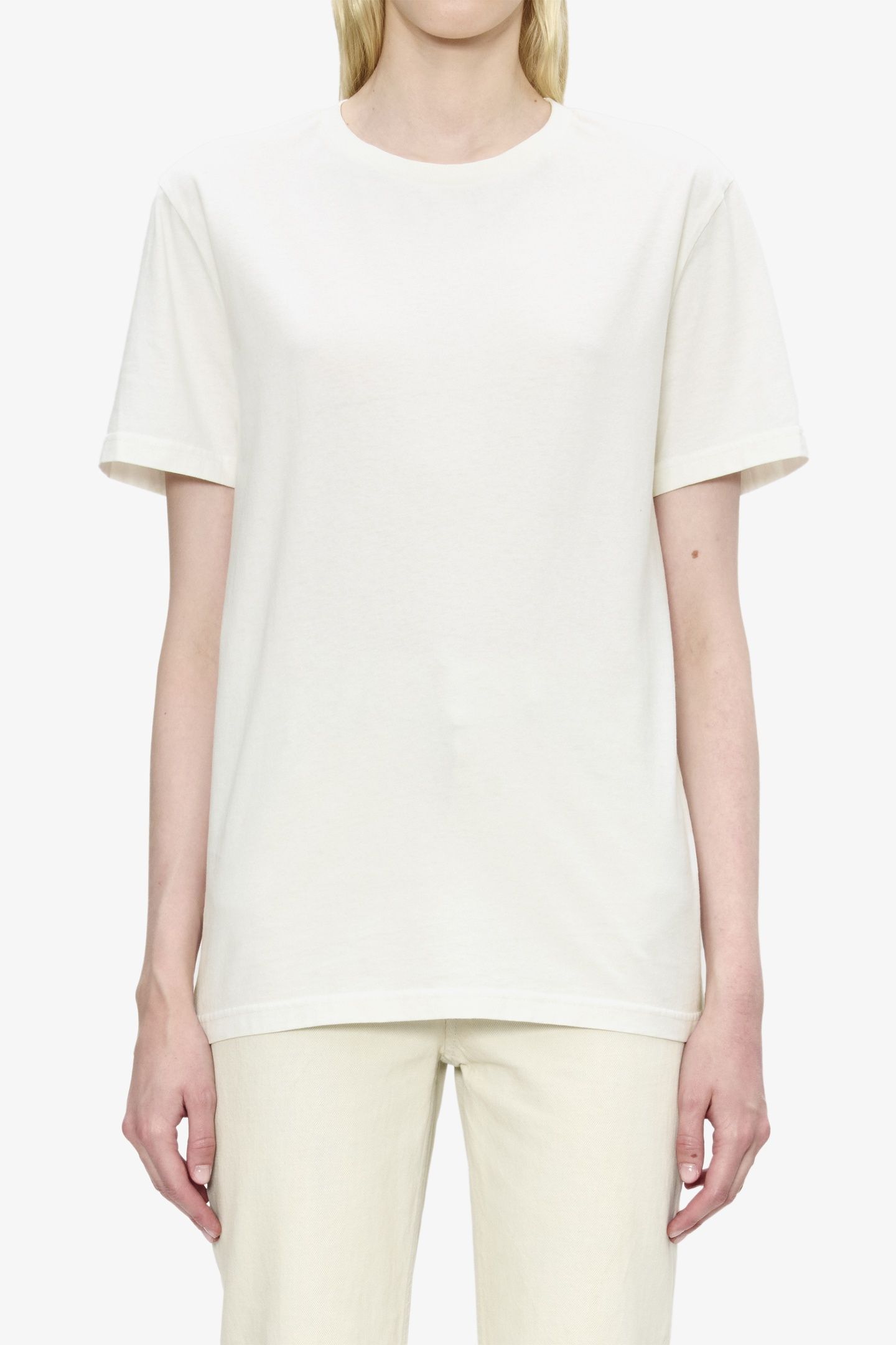 UNISEX T-SHIRT SHORT SLEEVE OFF-WHITE 2