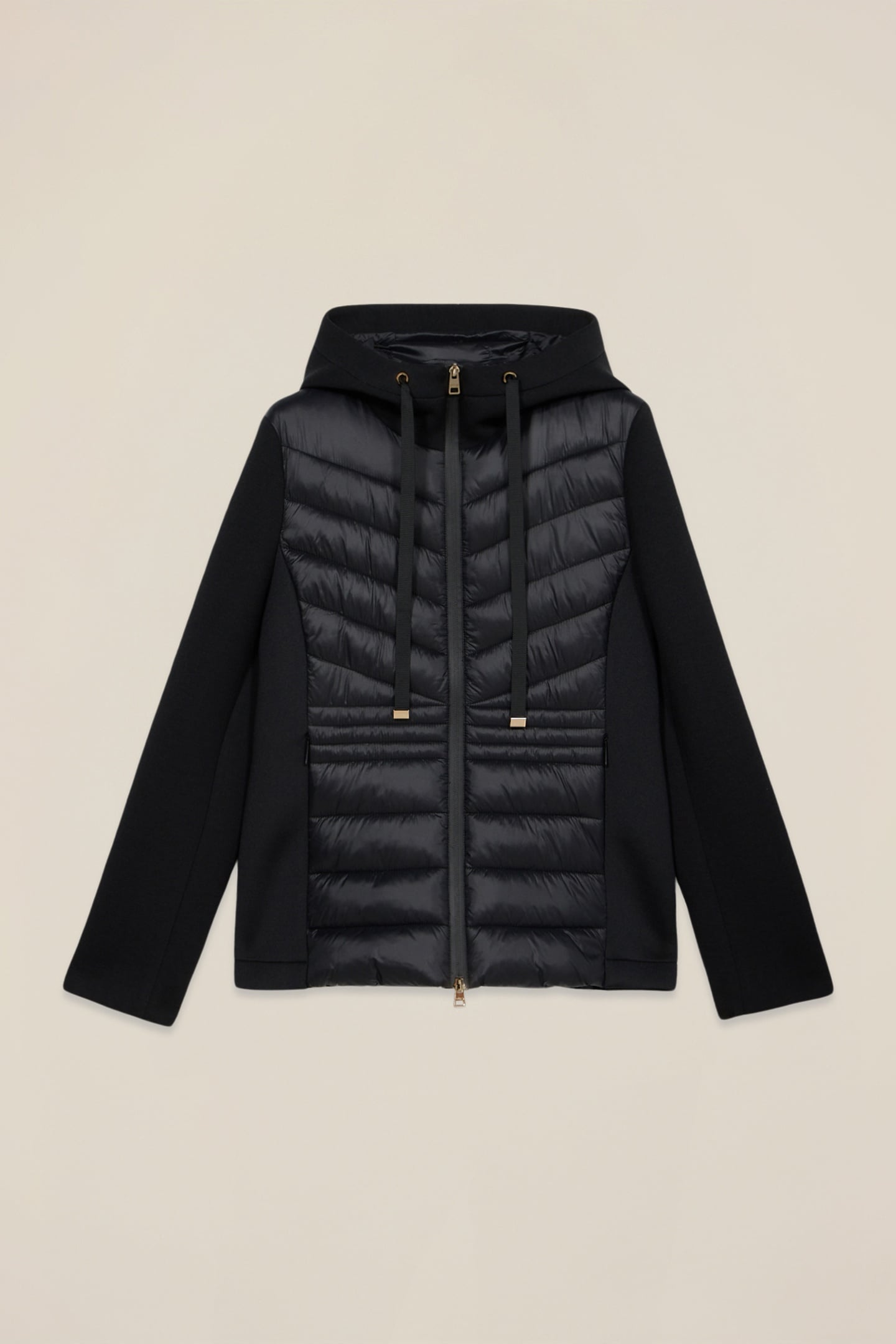 LIGHTWEIGHT DOWN JACKET WITH SCUBA DETAILS BLACK 3