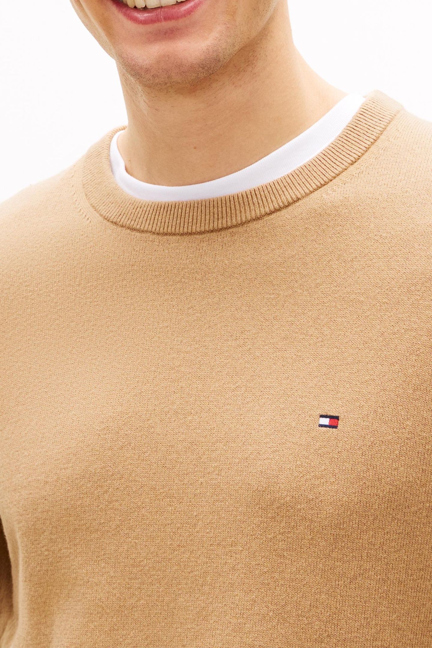 PIMA COTTON CASHMERE SWEATER TIMELESS CAMEL 5