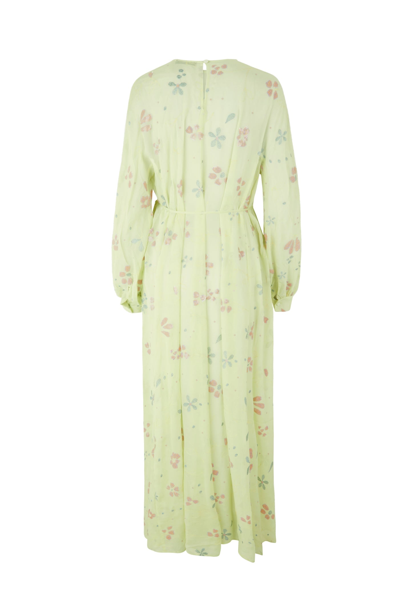 TAMMY DRESS LONG GREEN JADE GARDEN 4