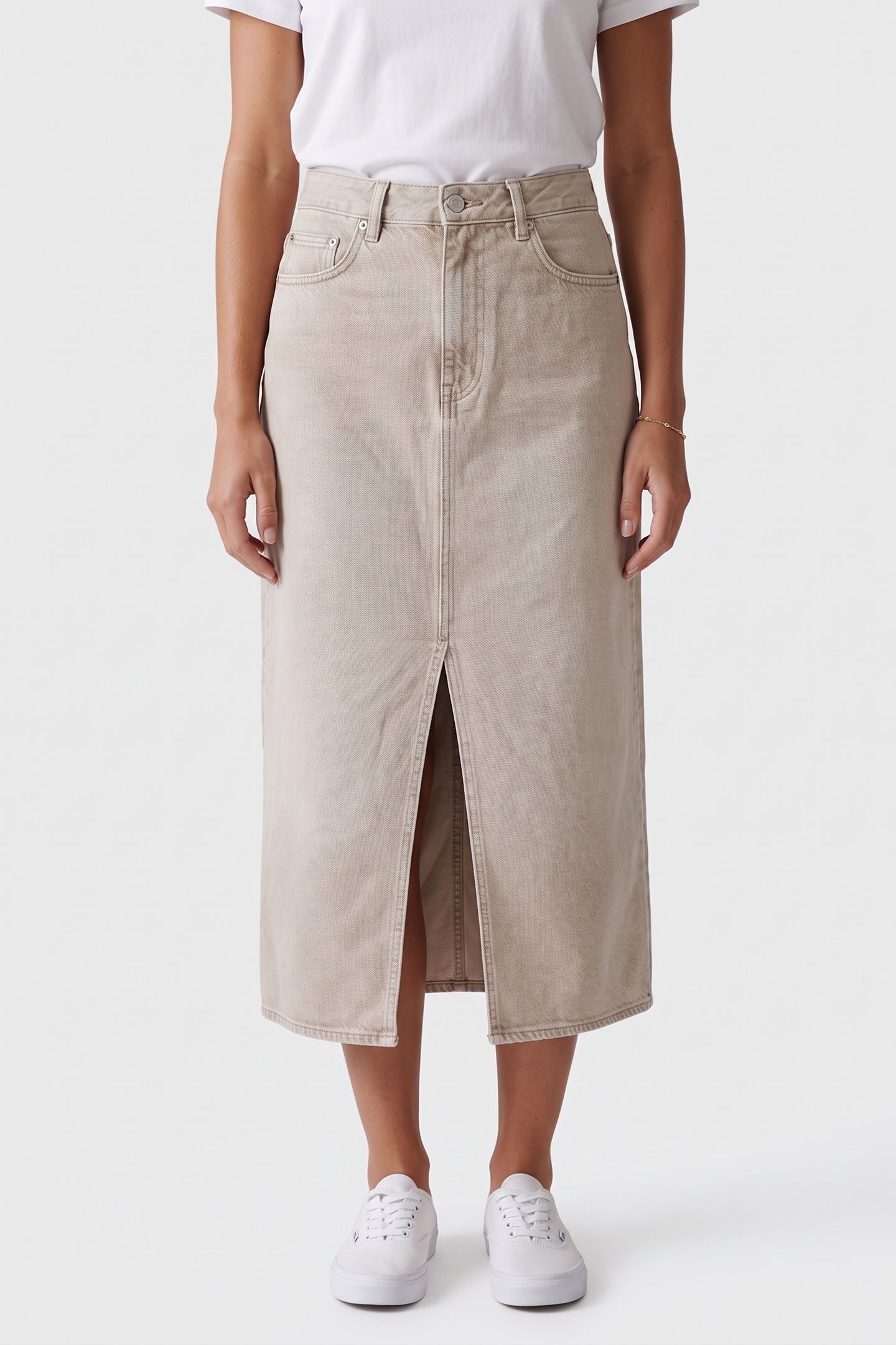 JABBA DENIM SKIRT GREY 1