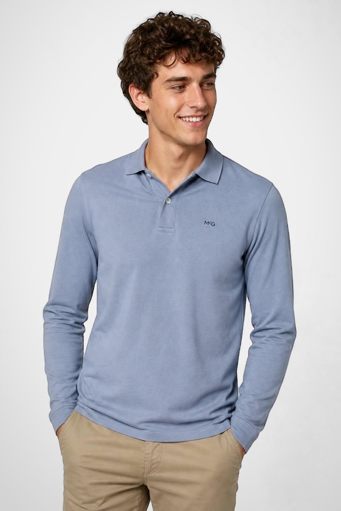 CLASSIC POLO CHAMBRAY BLUE 1