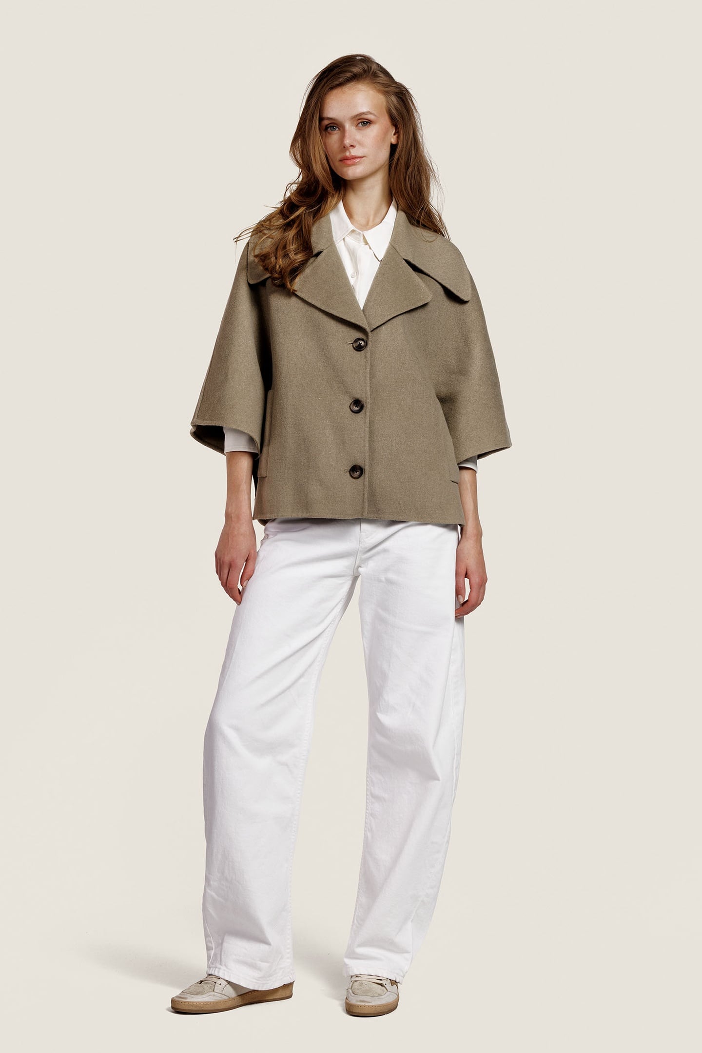 LODÉ WOOL JACKET KAKI 3