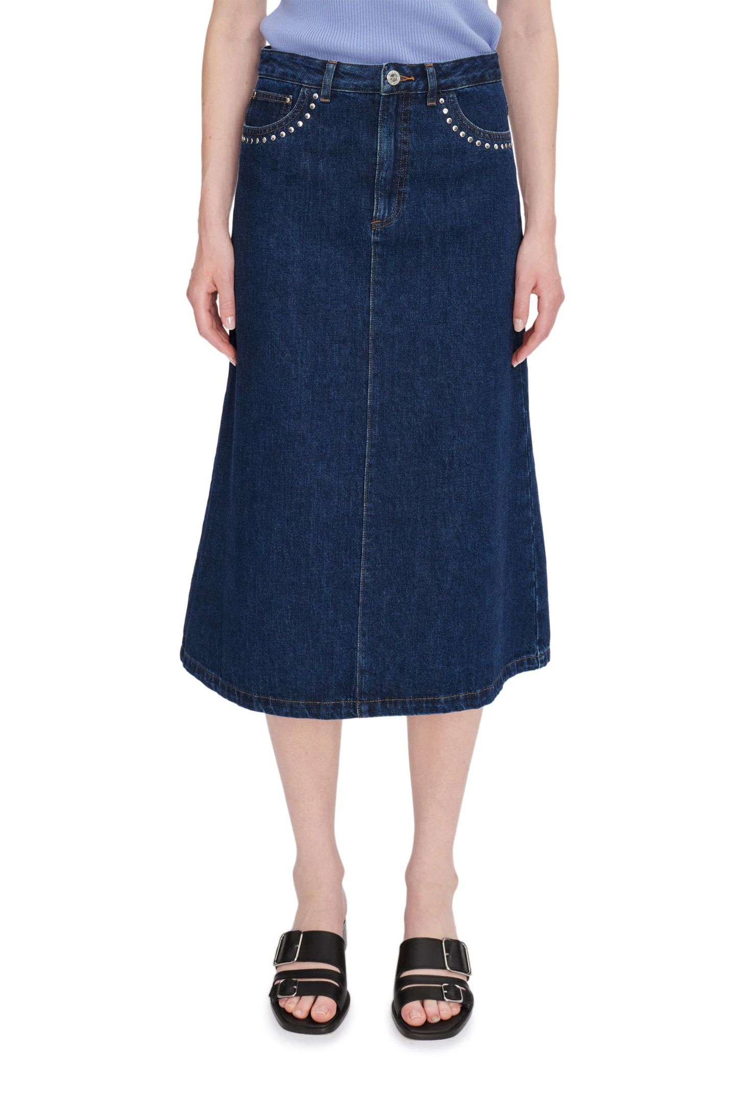 SKIRT REDWOOD WASHED INDIGO 1