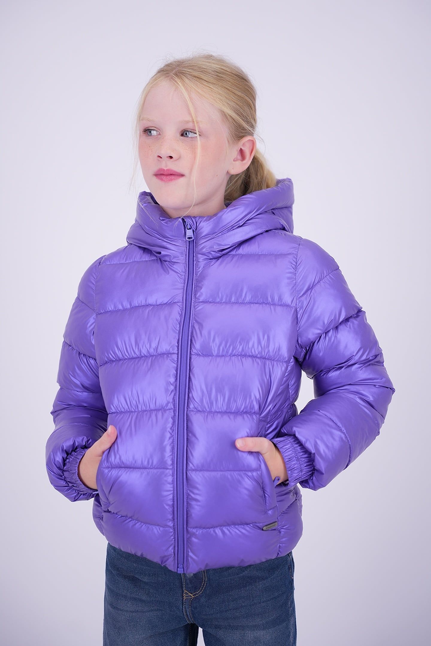 GIRLS TIAMME JACKET OUTDOOR VIOLA PURPLE 1