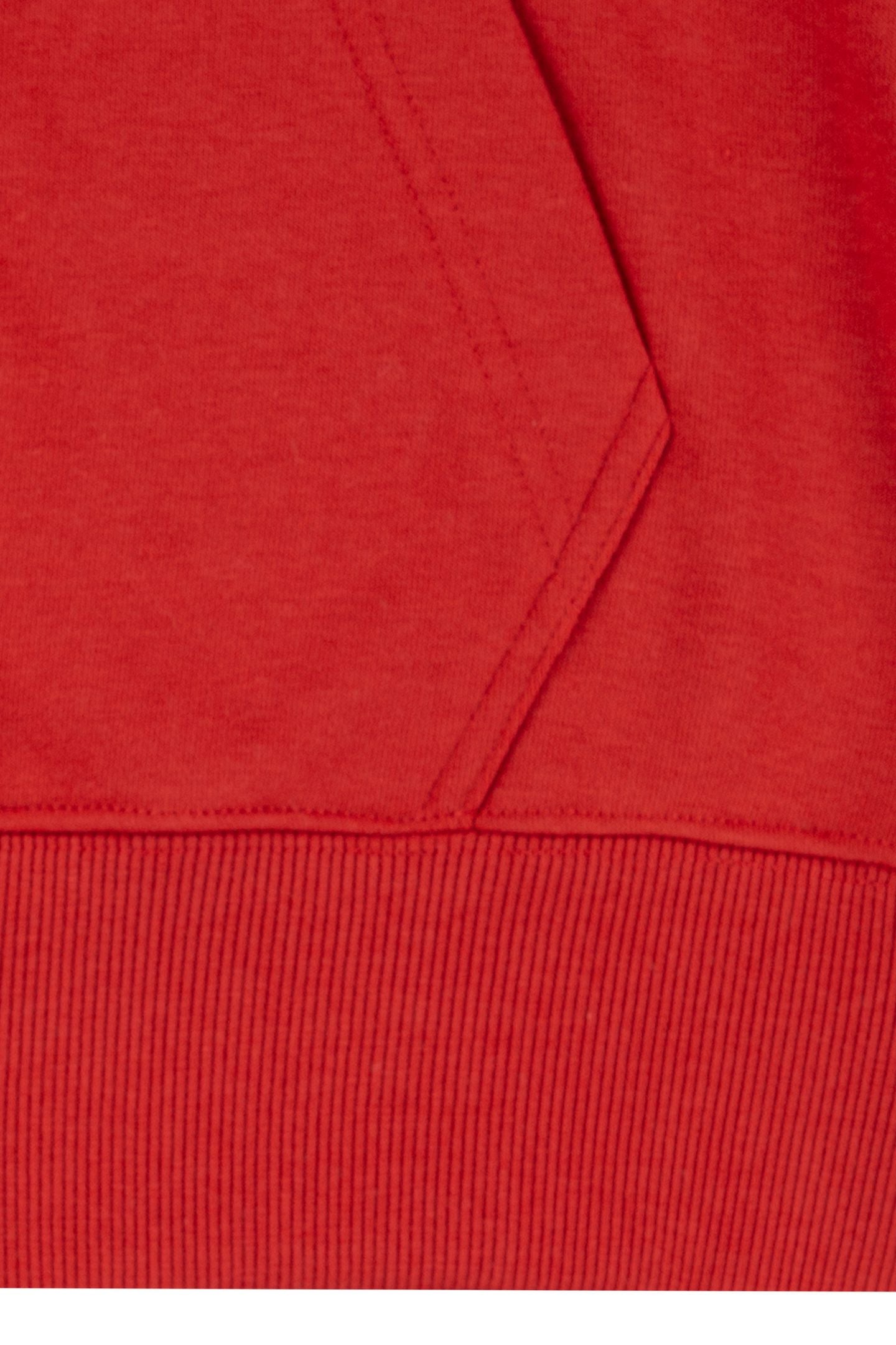 BOYS MINI BATWING PULL OVER HOODIE POMPEIAN RED 3
