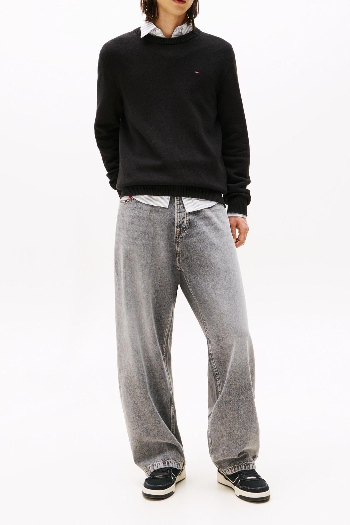 TJM SLIM ESSENTIAL SWEATER BLACK 7
