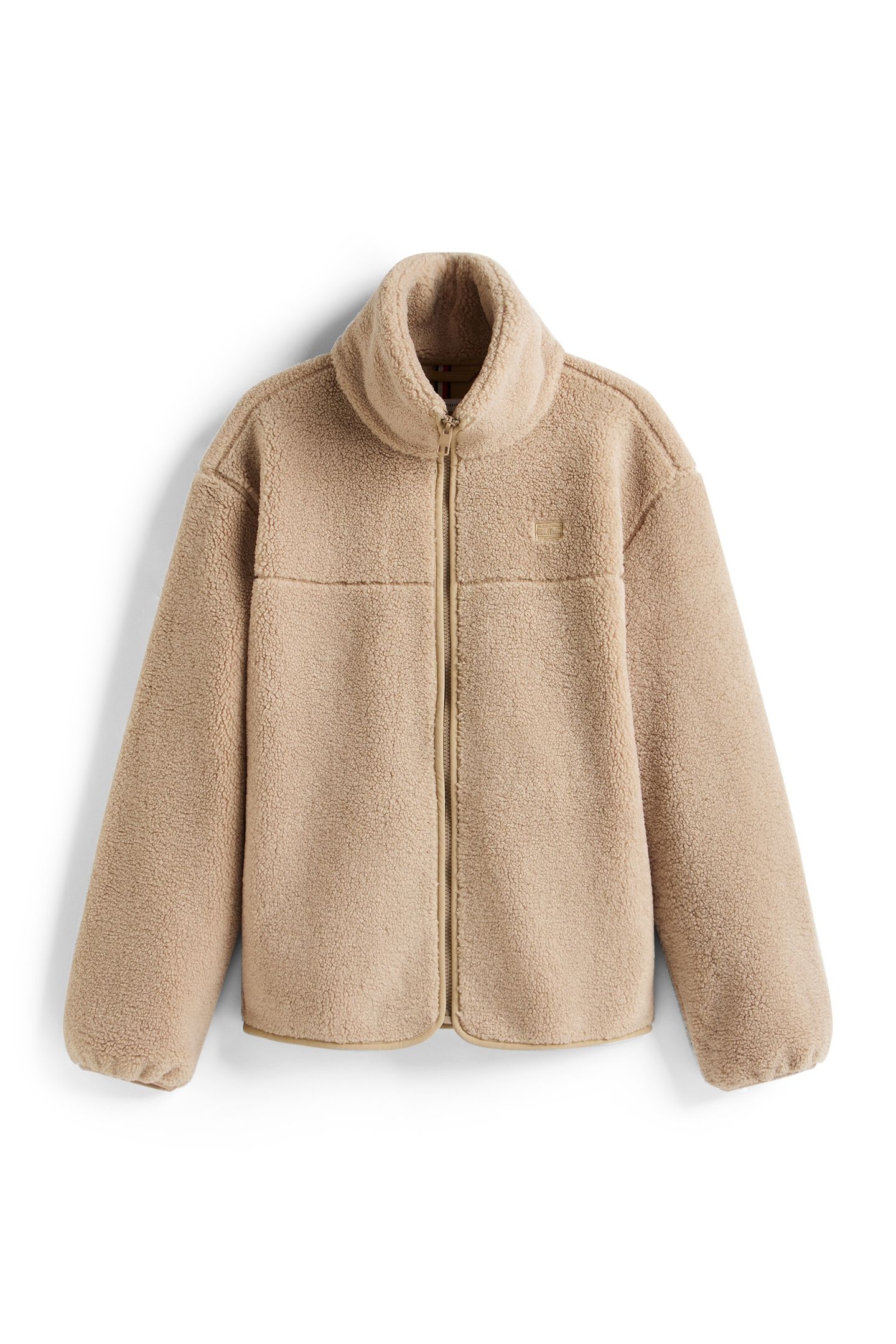 TEDDY ZIP UP REG JACKET BEIGE 4