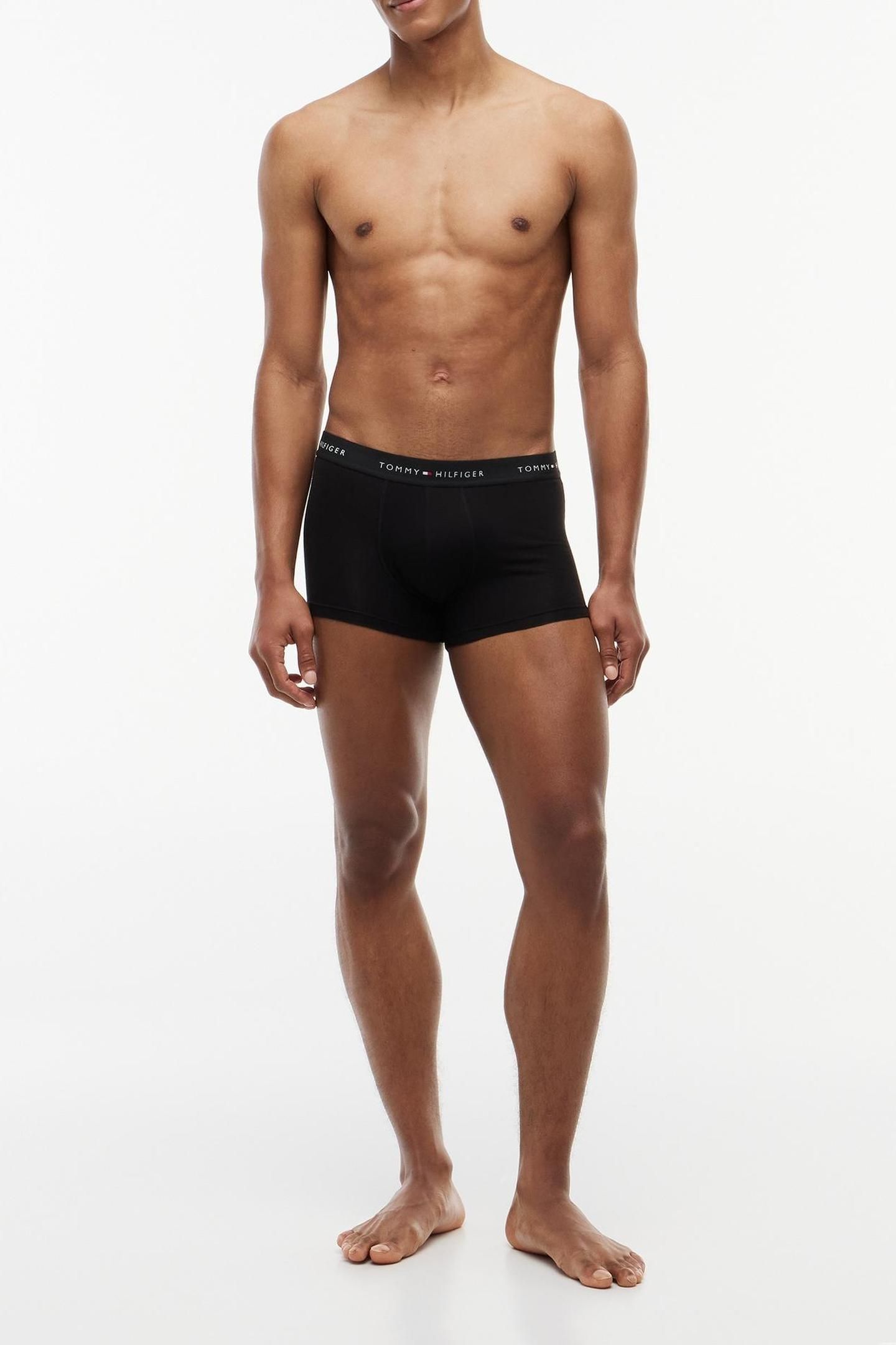 3-PACK WAISTBAND TRUNK GREY HEATHER/BLACK/WHITE 4