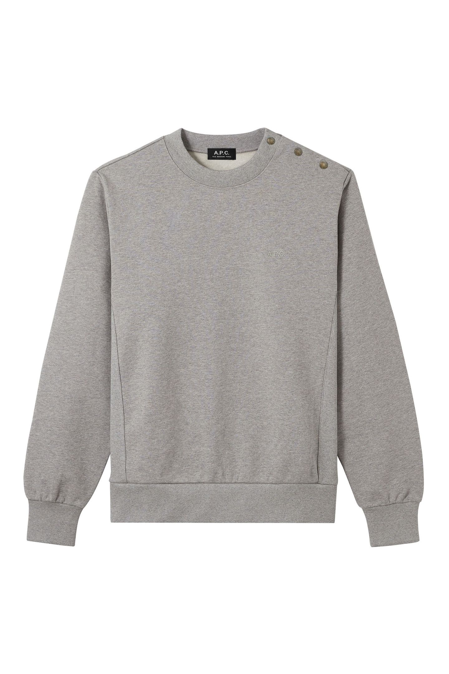 UNISEX SWEATSHIRT MATTEO HEATHERED GREY 2