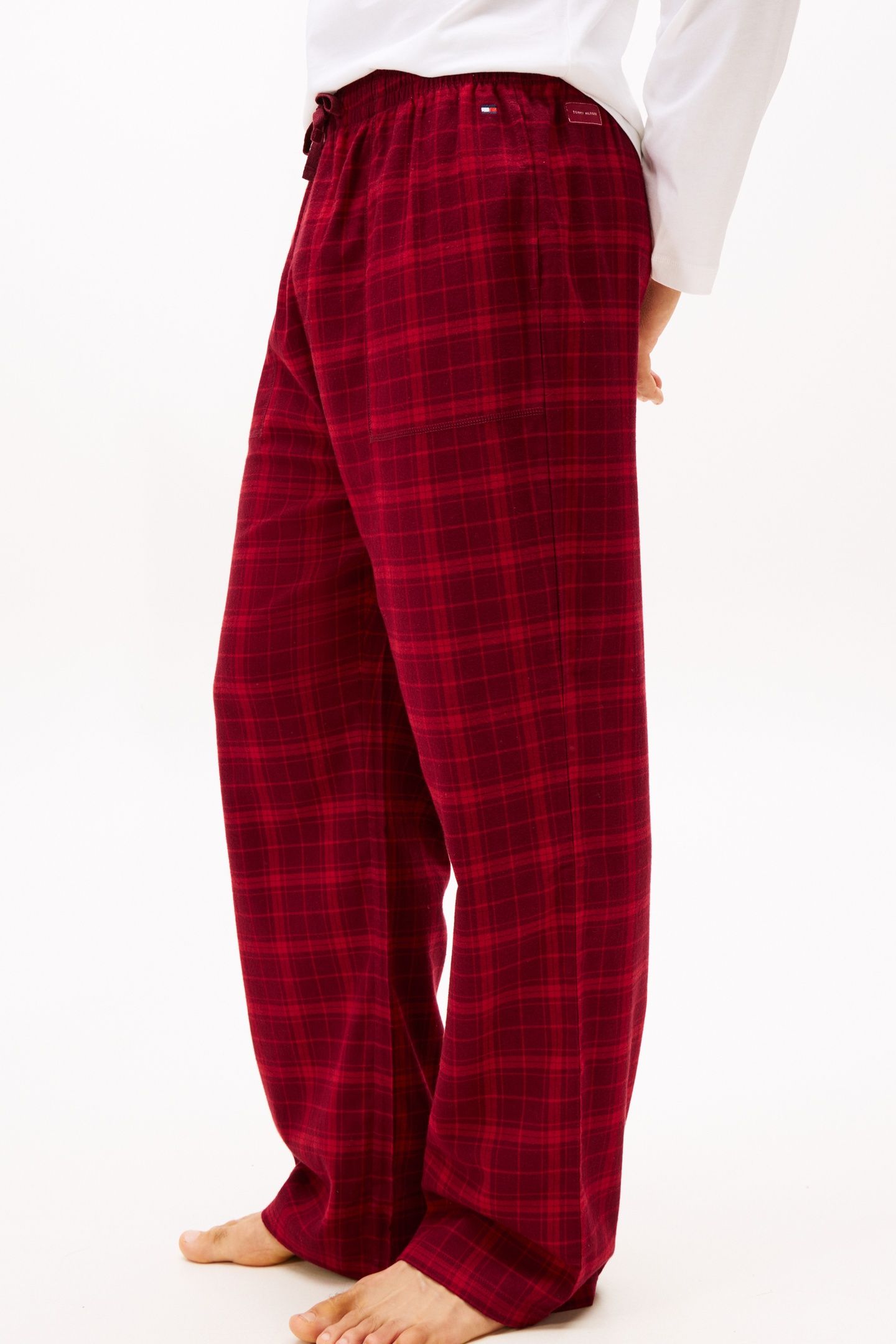 FLANNEL PJ PANT TONAL CHECK RED 4